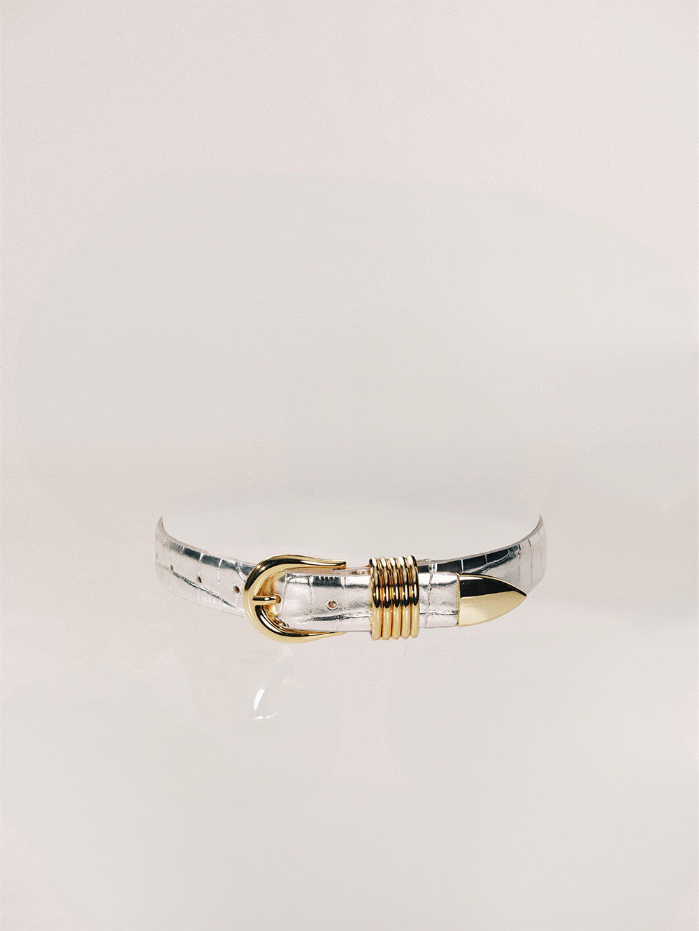 CEINTURE HOLLYHOCK MIRROR CROCO