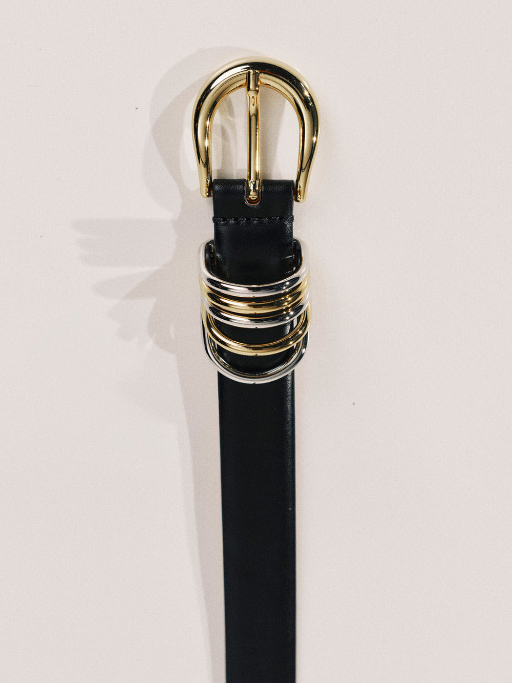 CEINTURE HOLLYHOCK MIXED METAL NOIR