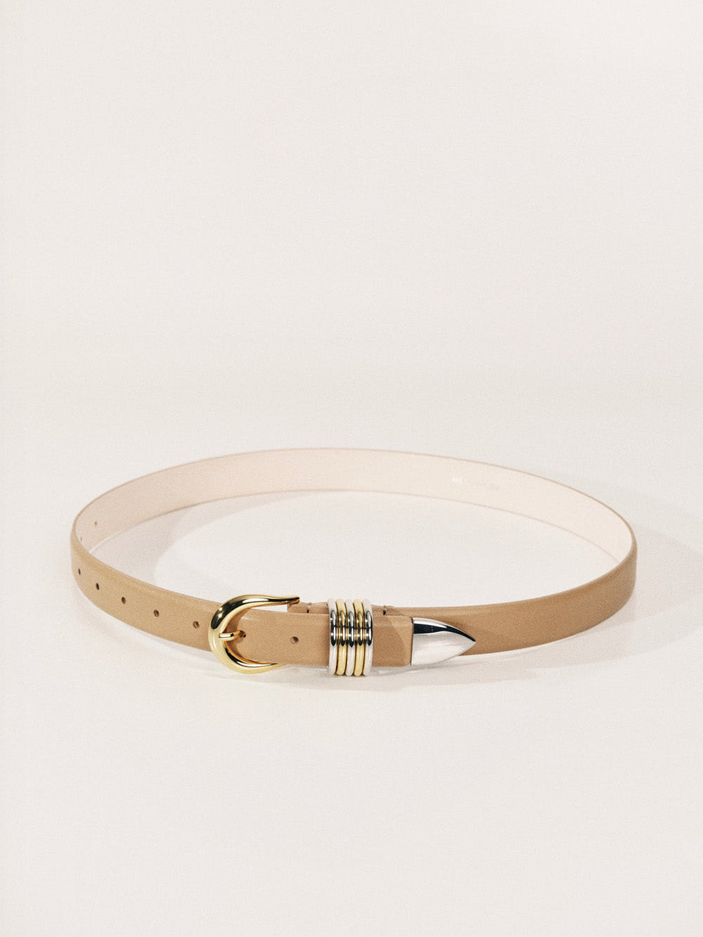 CEINTURE HOLLYHOCK MIXED METAL CAPPUCINO