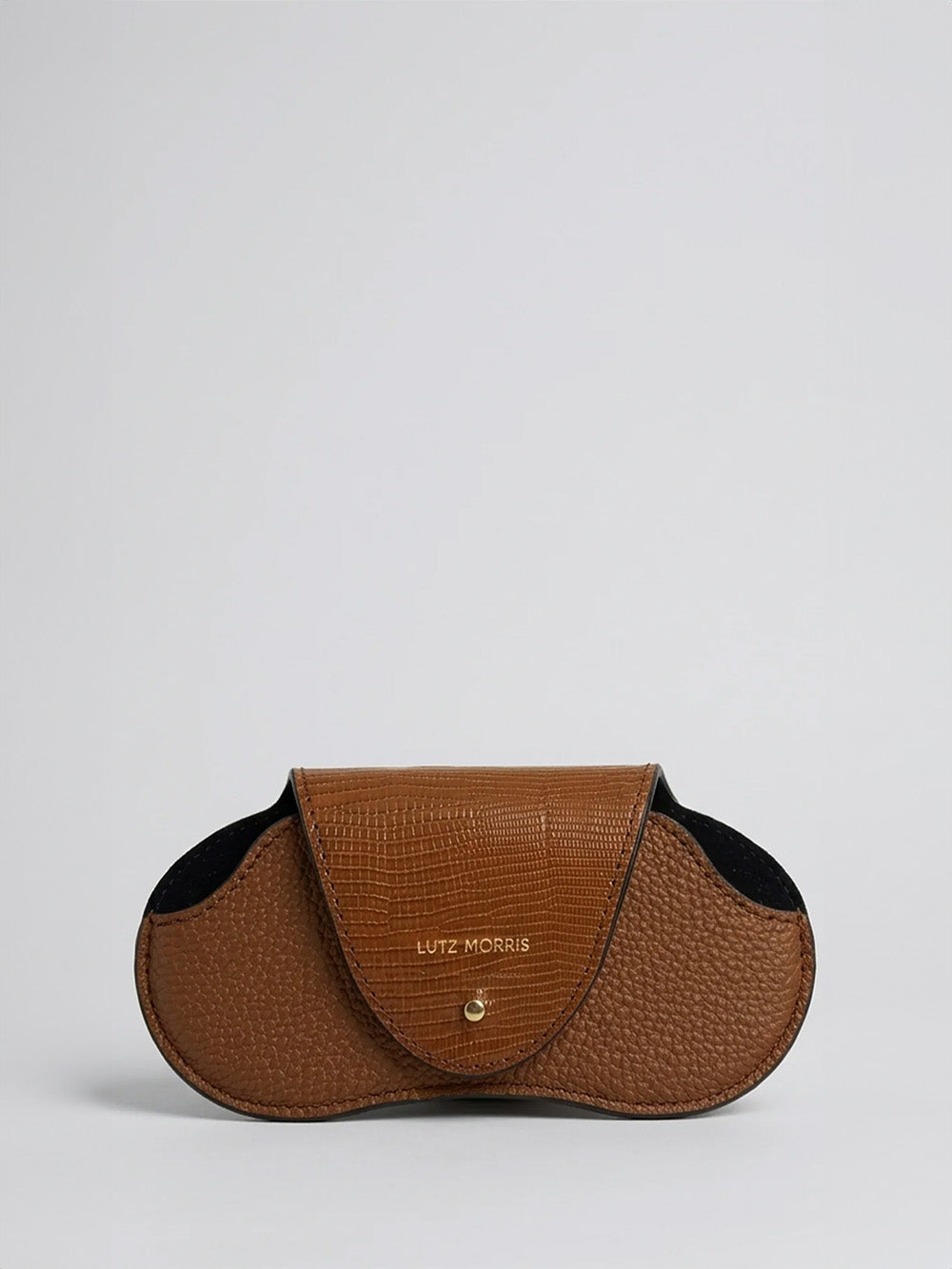 Collins Lezard Tobacco Eyeglasses Case - Eyeglass Case - Lutz