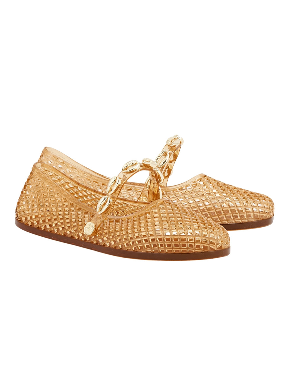 BALLERINE IRO COQUILLAGE CARAMEL