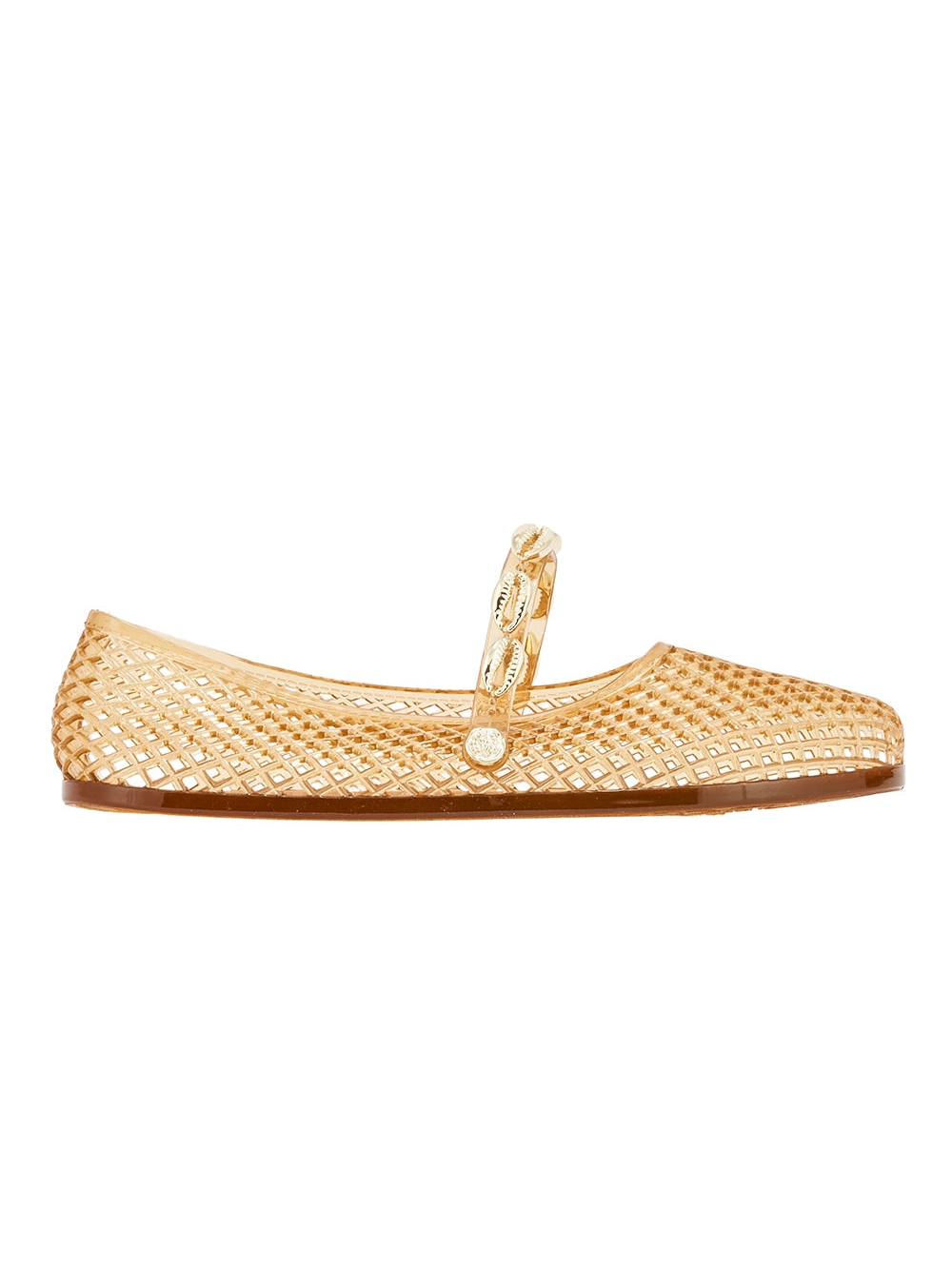BALLERINE IRO COQUILLAGE CARAMEL