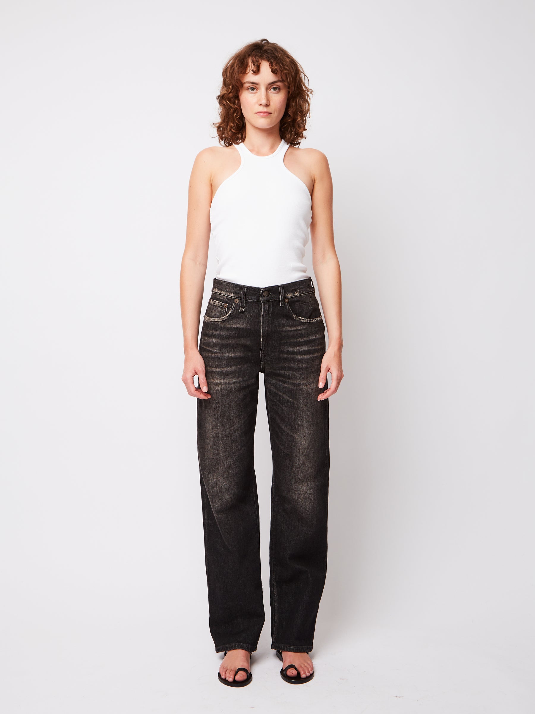 JEAN ALICE SLIM STRAIGHT LEG ABBEY BLACK