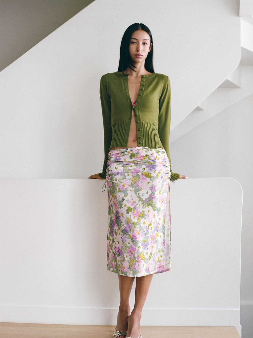 RIVIERA FLORAL SKIRT