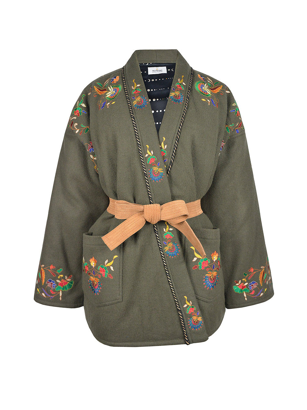 KIMONO PEACOCK KHAKI