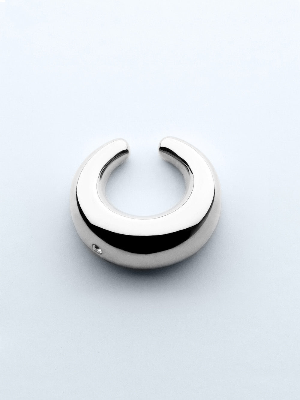 CRIOLLA LARGE SILVER EAR CUFF