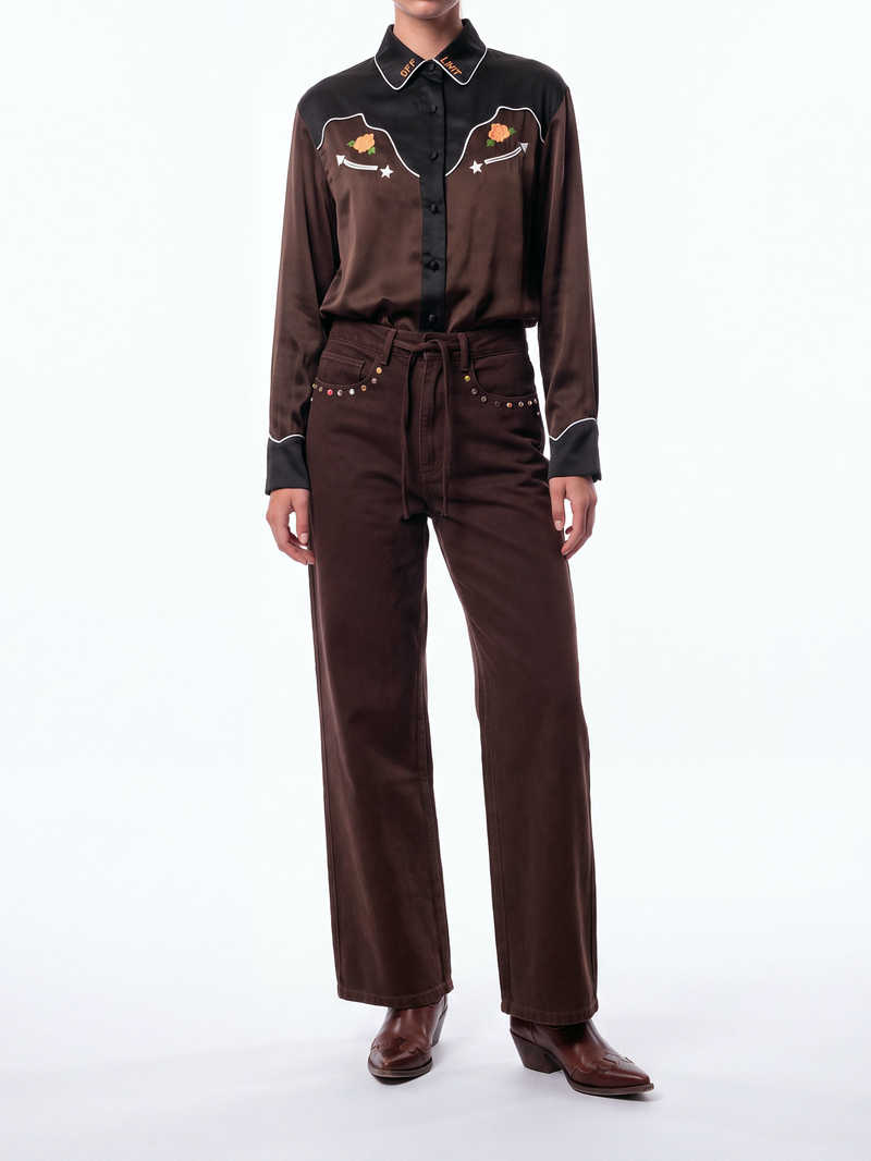 DOLLY BROWN SHIRT