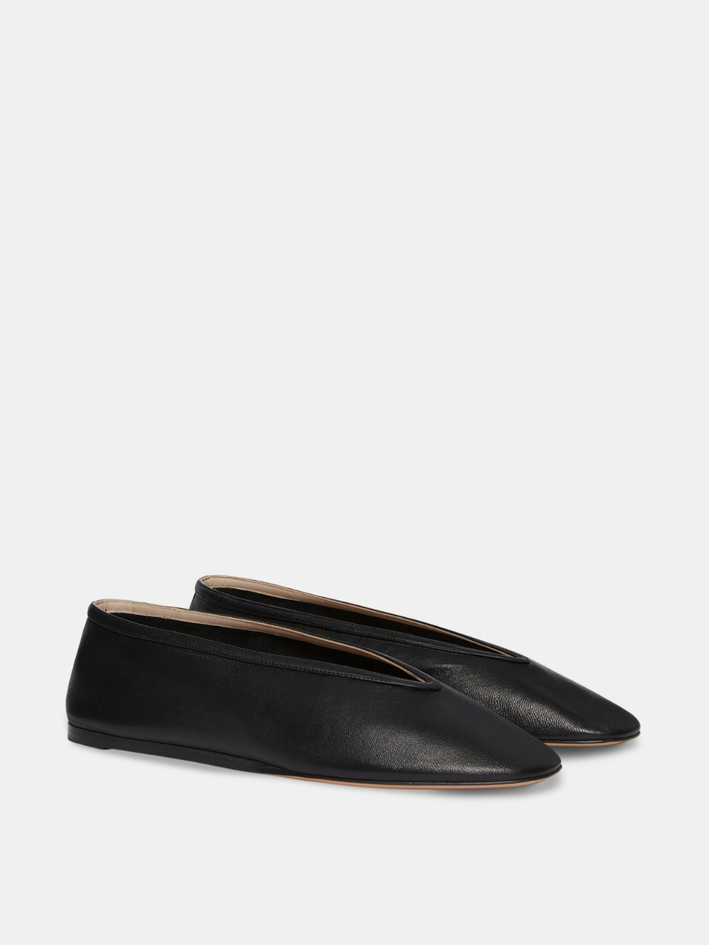 BALLERINES LUNA CUIR NOIR