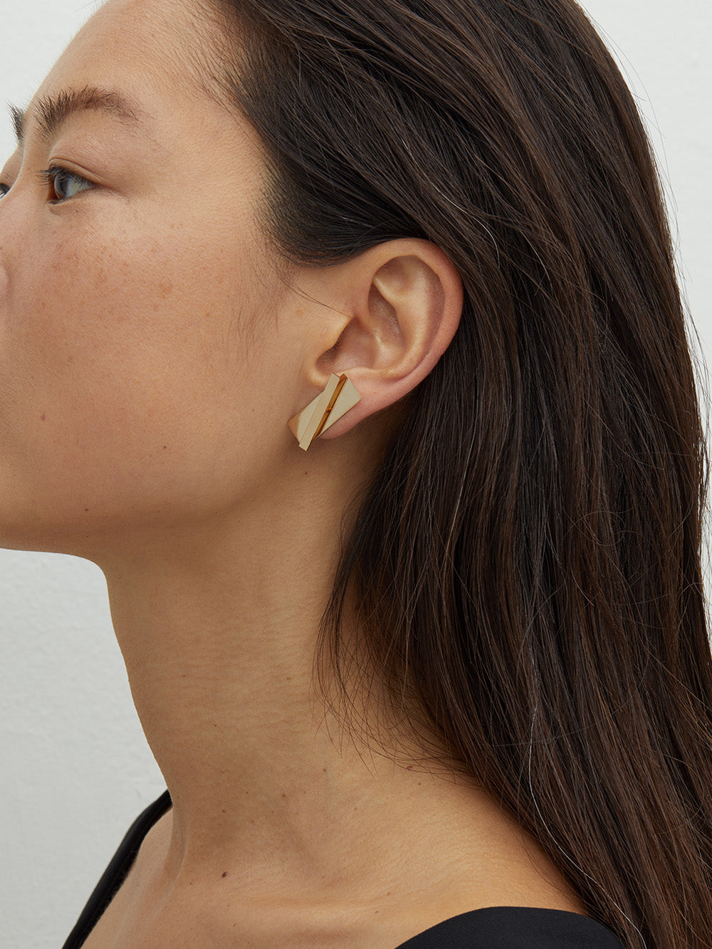 DOUBLE FLAT BAR EARRING