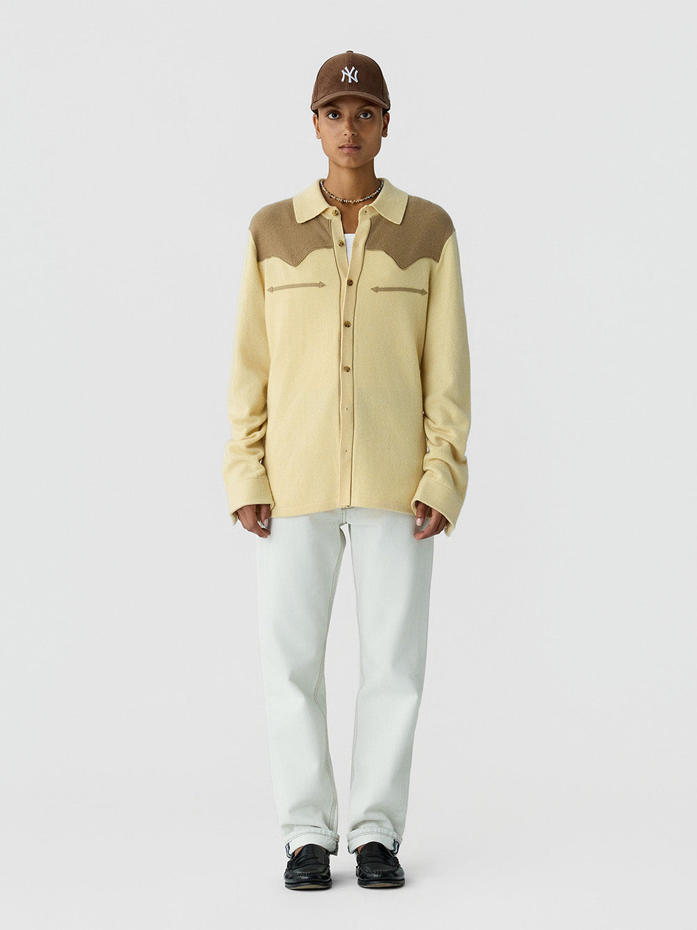CHEMISE WESTERN BUTTON UP! BUTTER