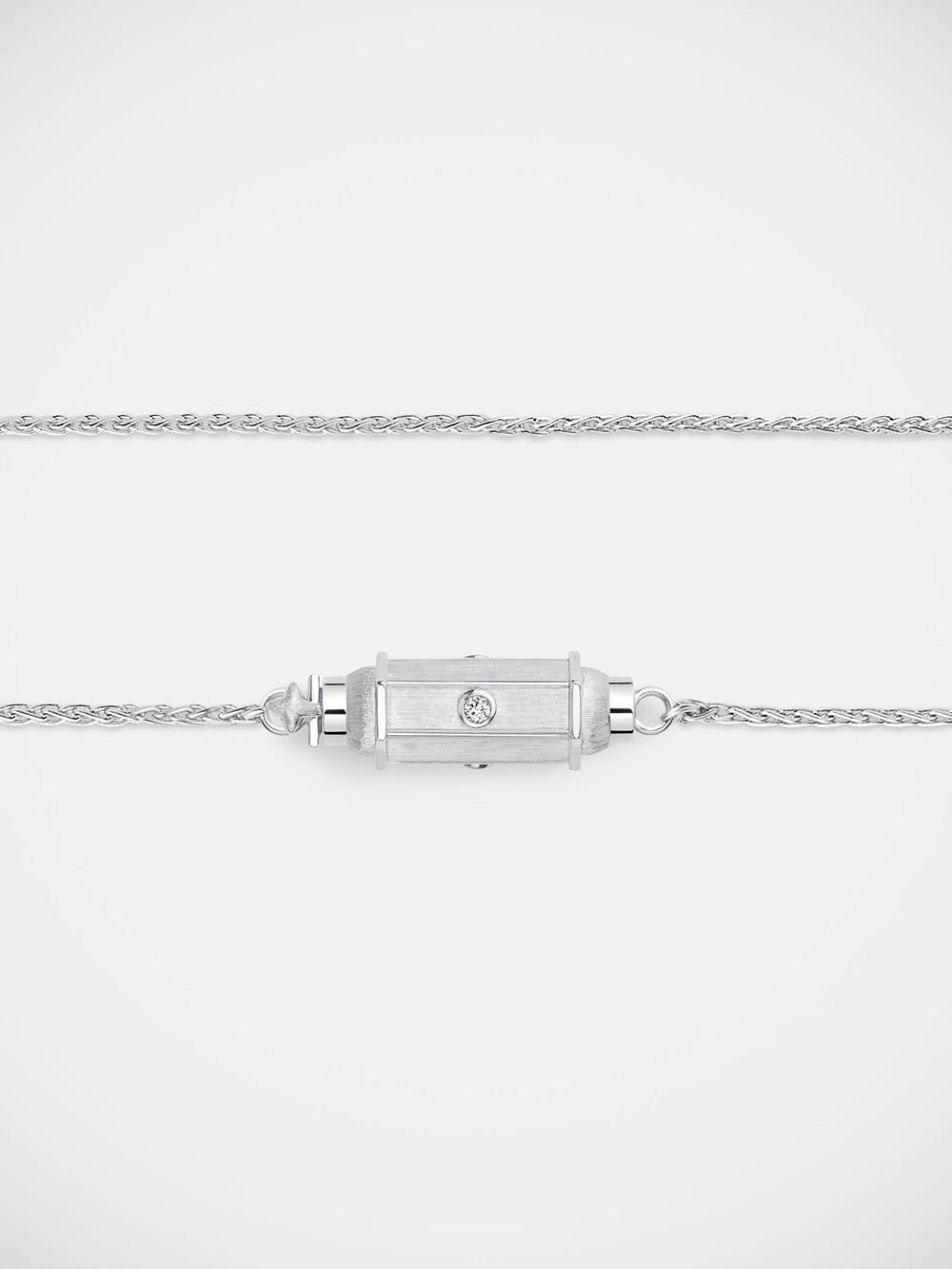 MICRO COCONUT NECKLACE ORB18K DIAM