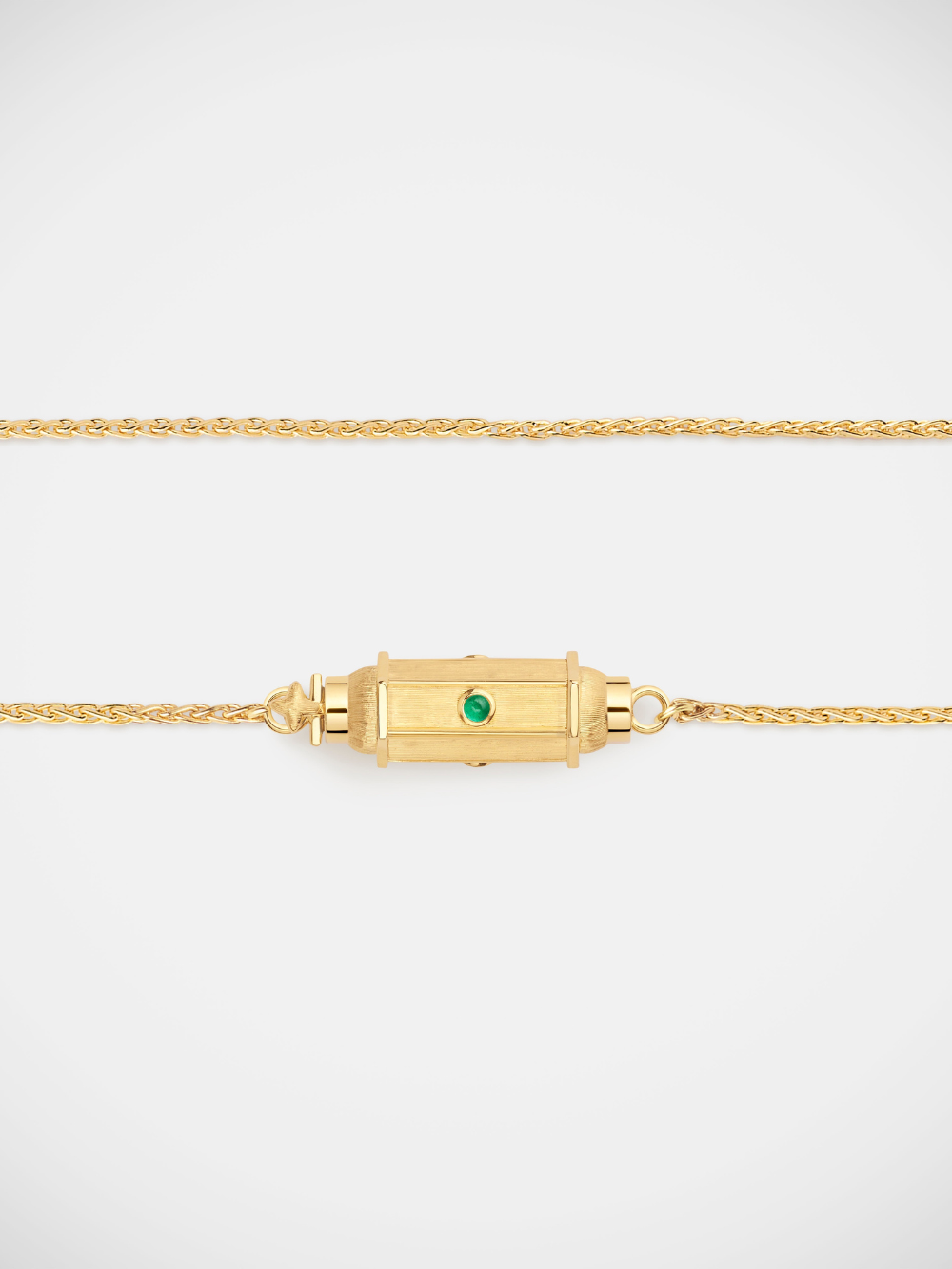 LOCKET MICRO COCO EMERALD 42CM