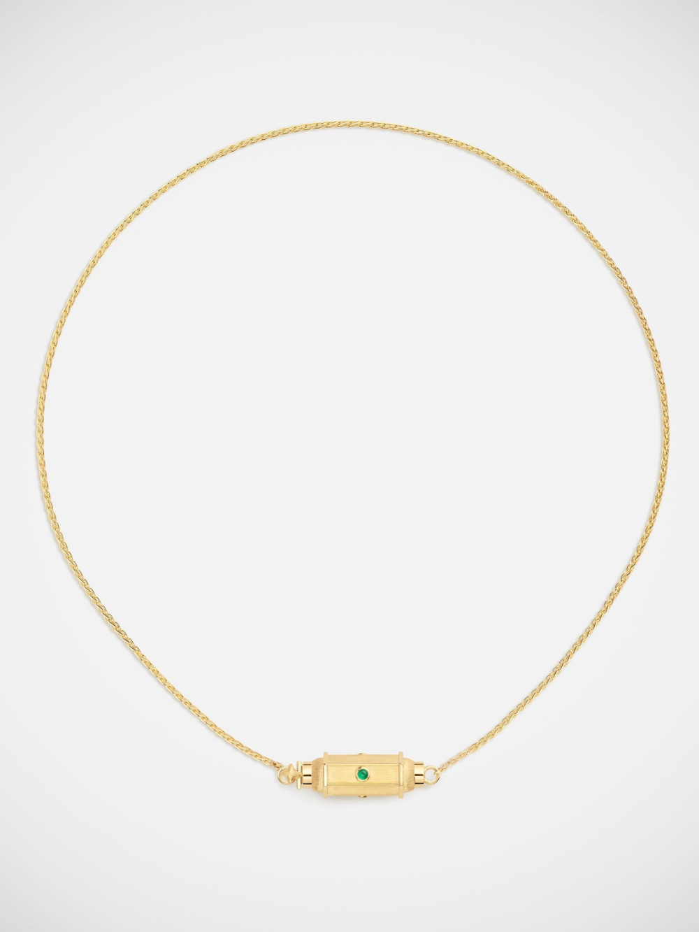 LOCKET MICRO COCO EMERALD 42CM