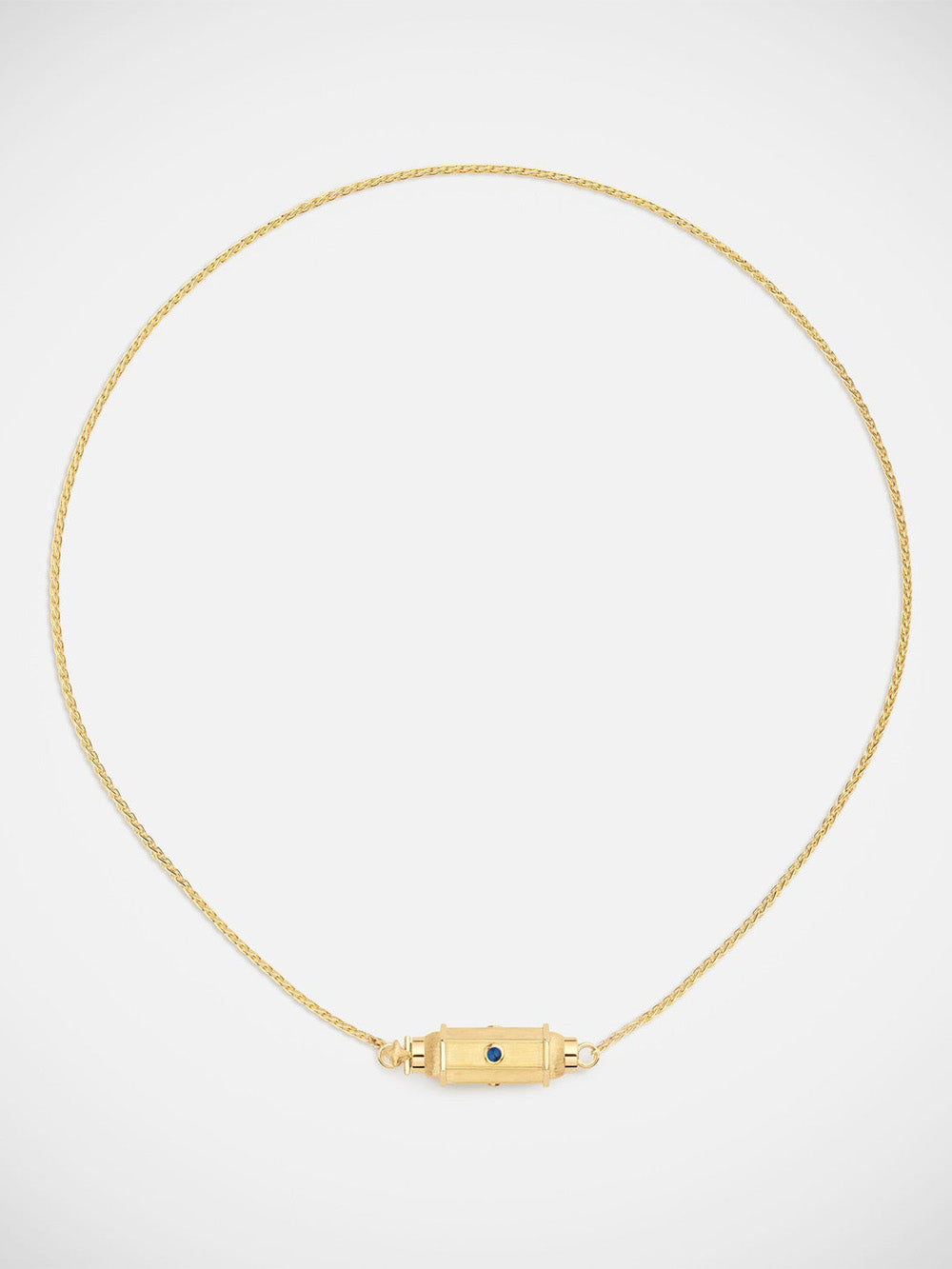 COLLIER MICRO COCO SAPHIR 37CM