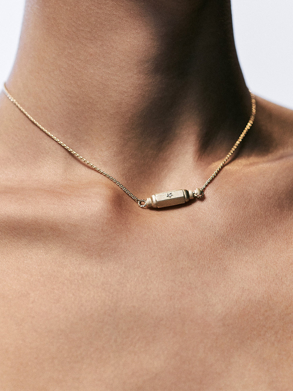 LOCKET COCO DIAMOND NECKLACE 42 CM