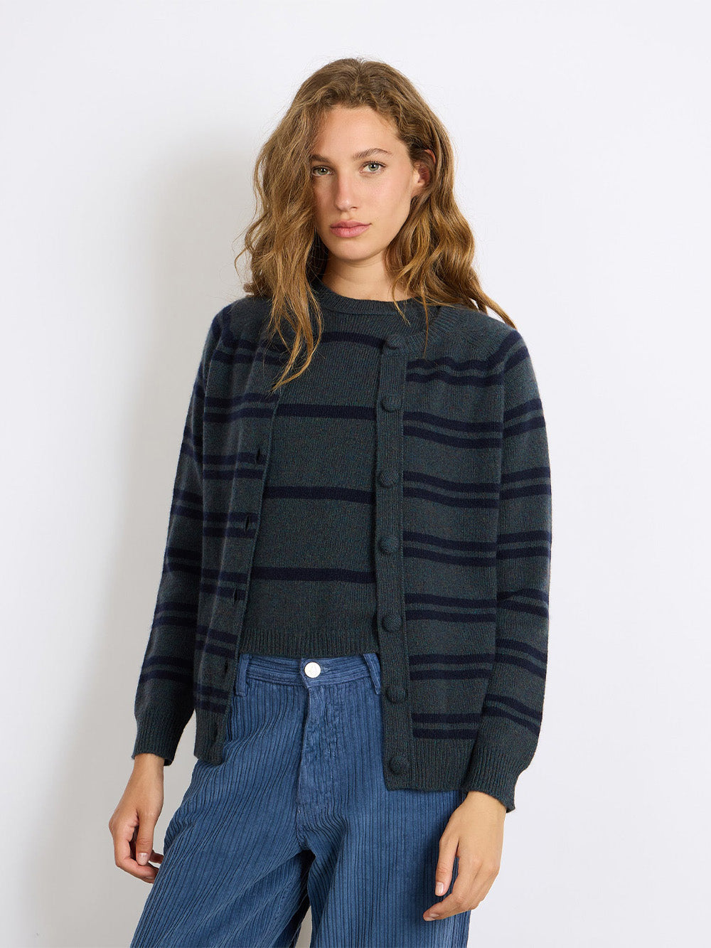 MAXI MILA CARDIGAN STRIPES