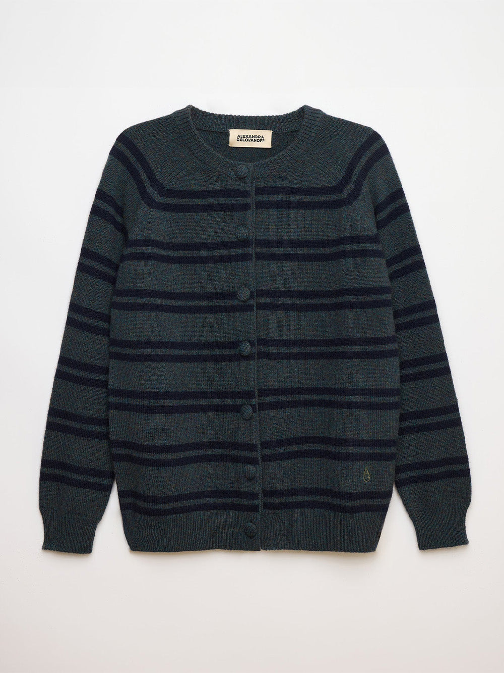 CARDIGAN MAXI MILA STRIPES HUMUS