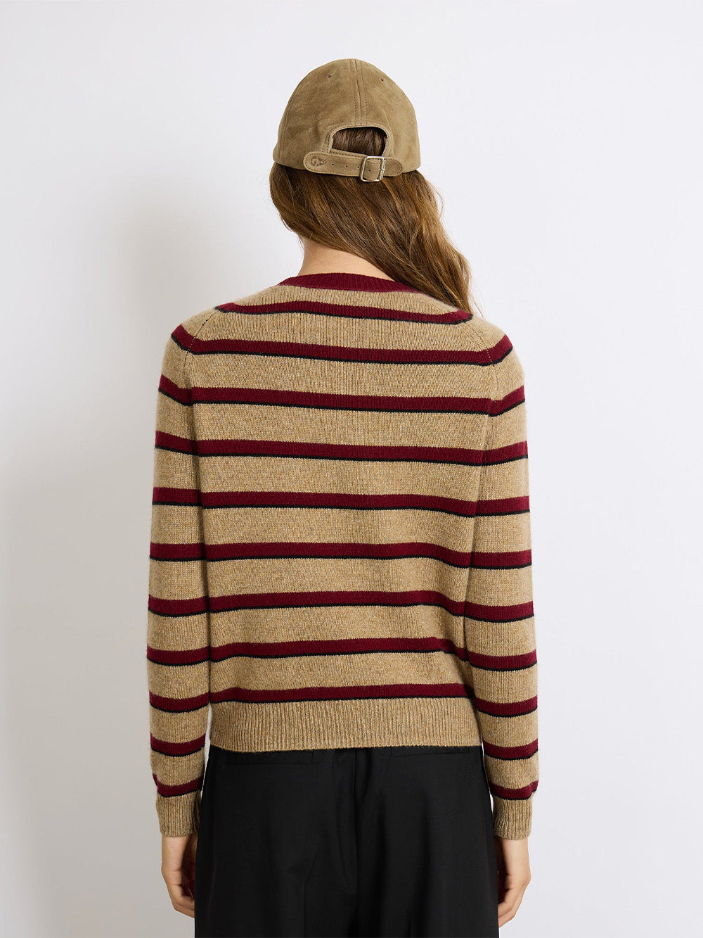 MILA BEIGE STRIPES PULLOVER