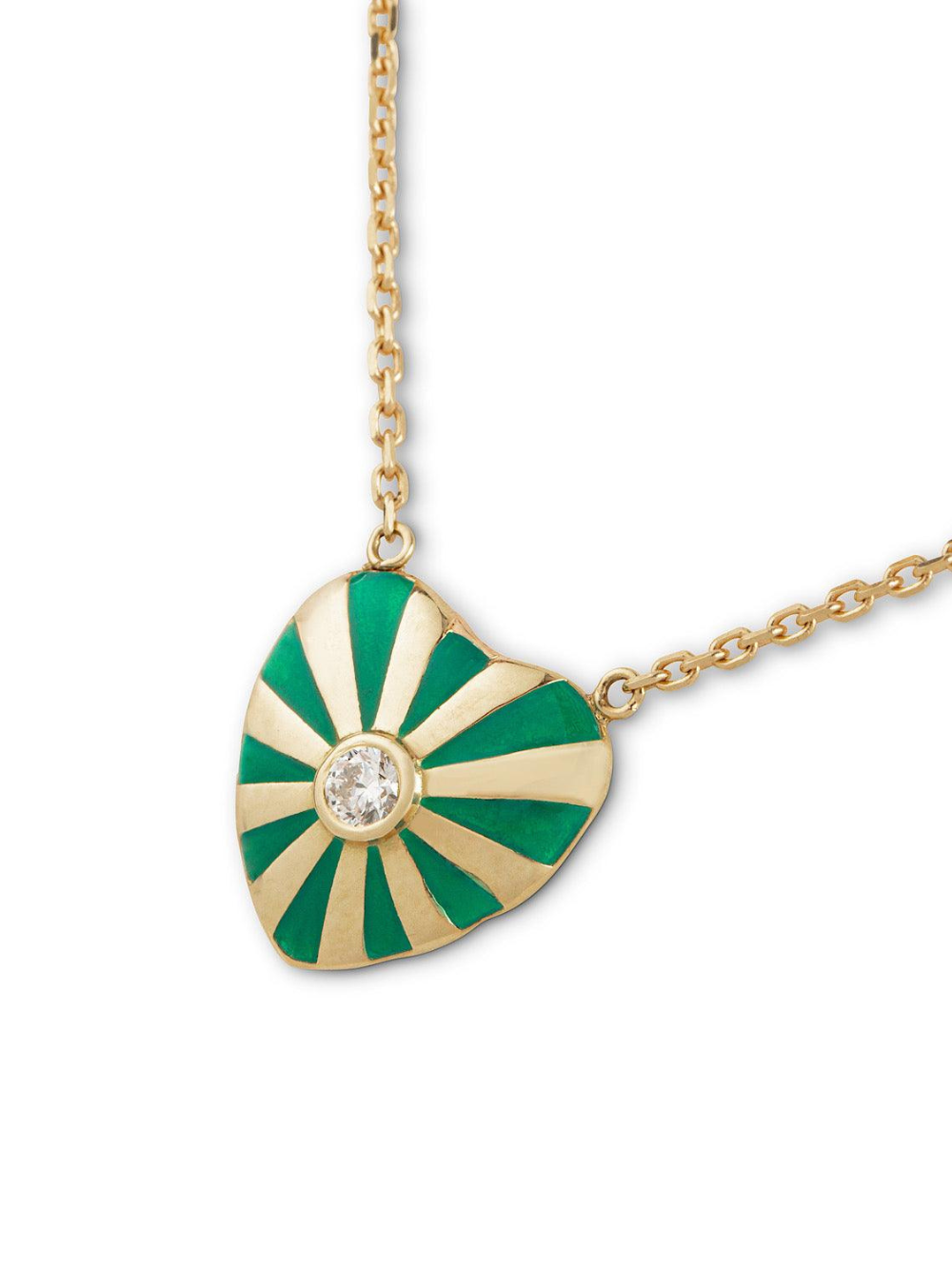COLLIER MILA MINI COEUR VERT