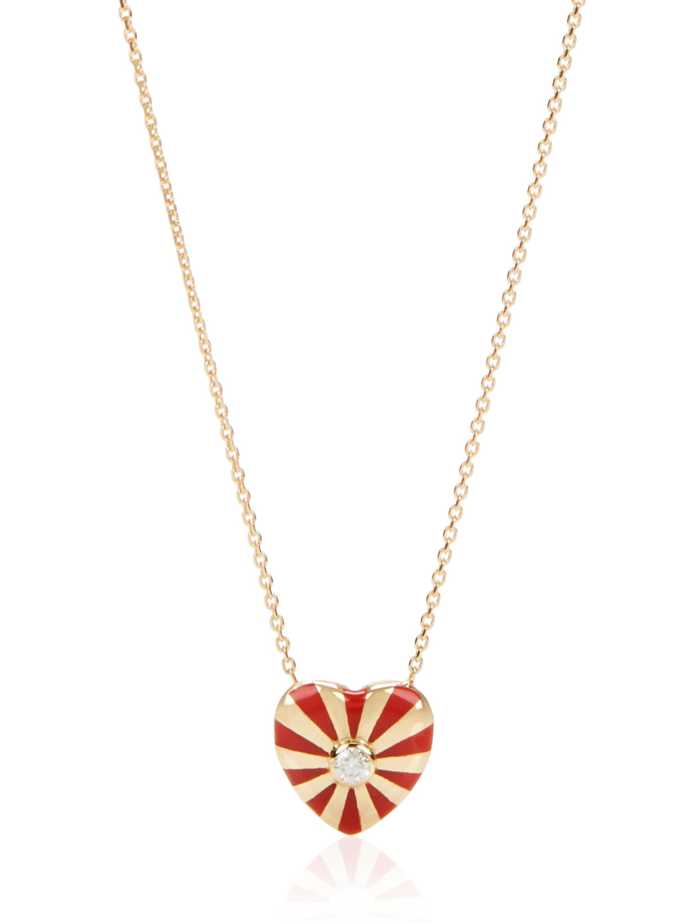 COLLIER MILA MINI COEUR ROUGE