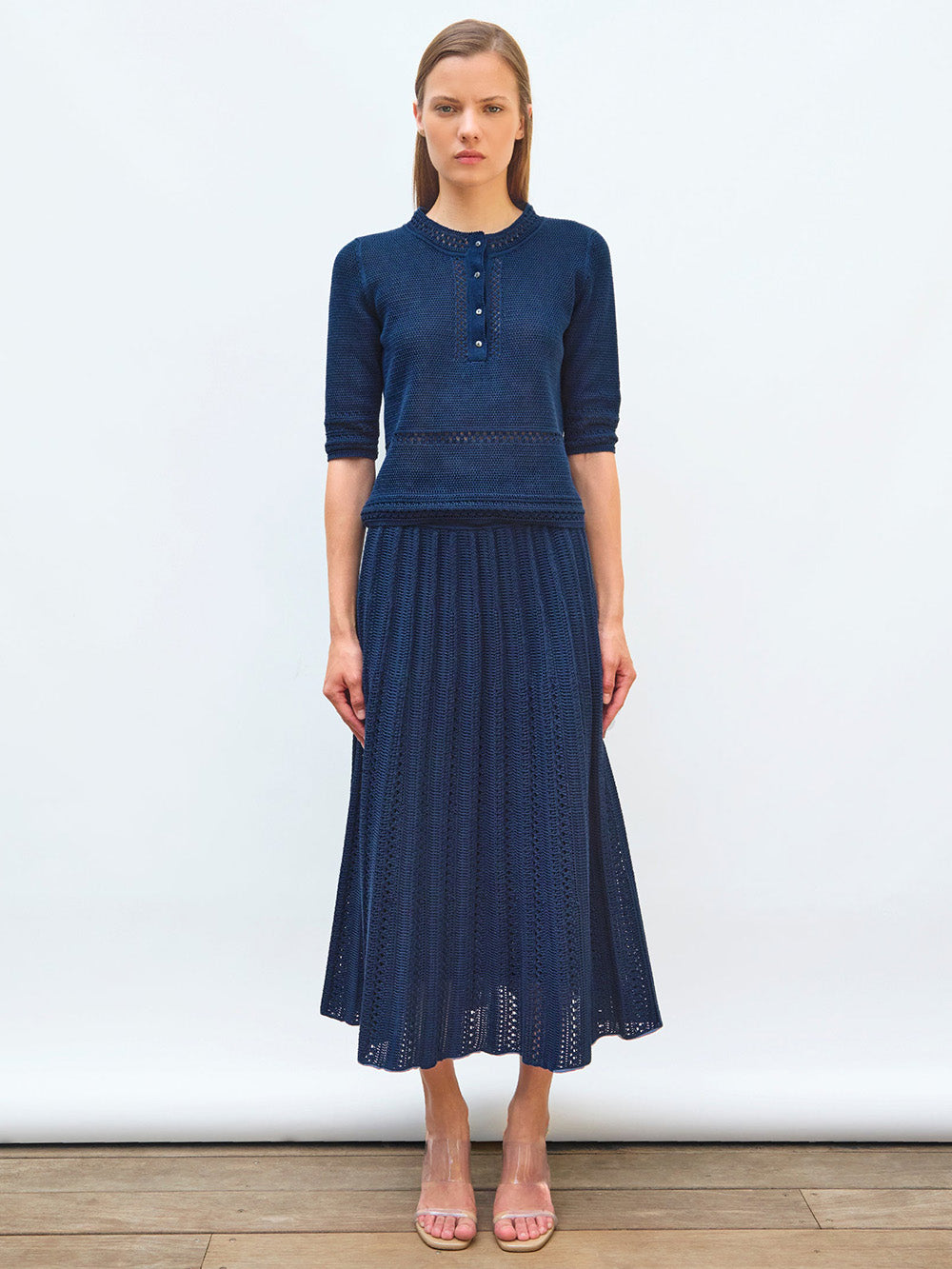 MONICA BLUEBERRY SKIRT