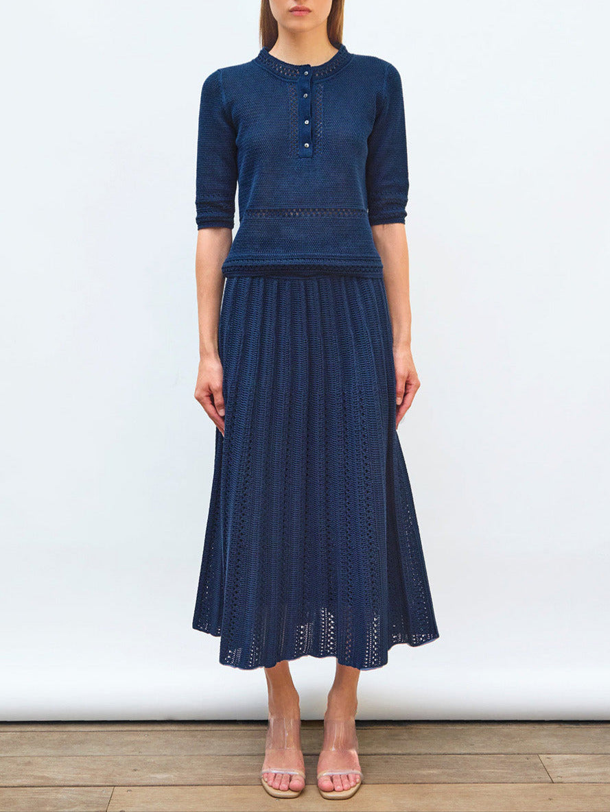 JUPE MONICA BLUEBERRY