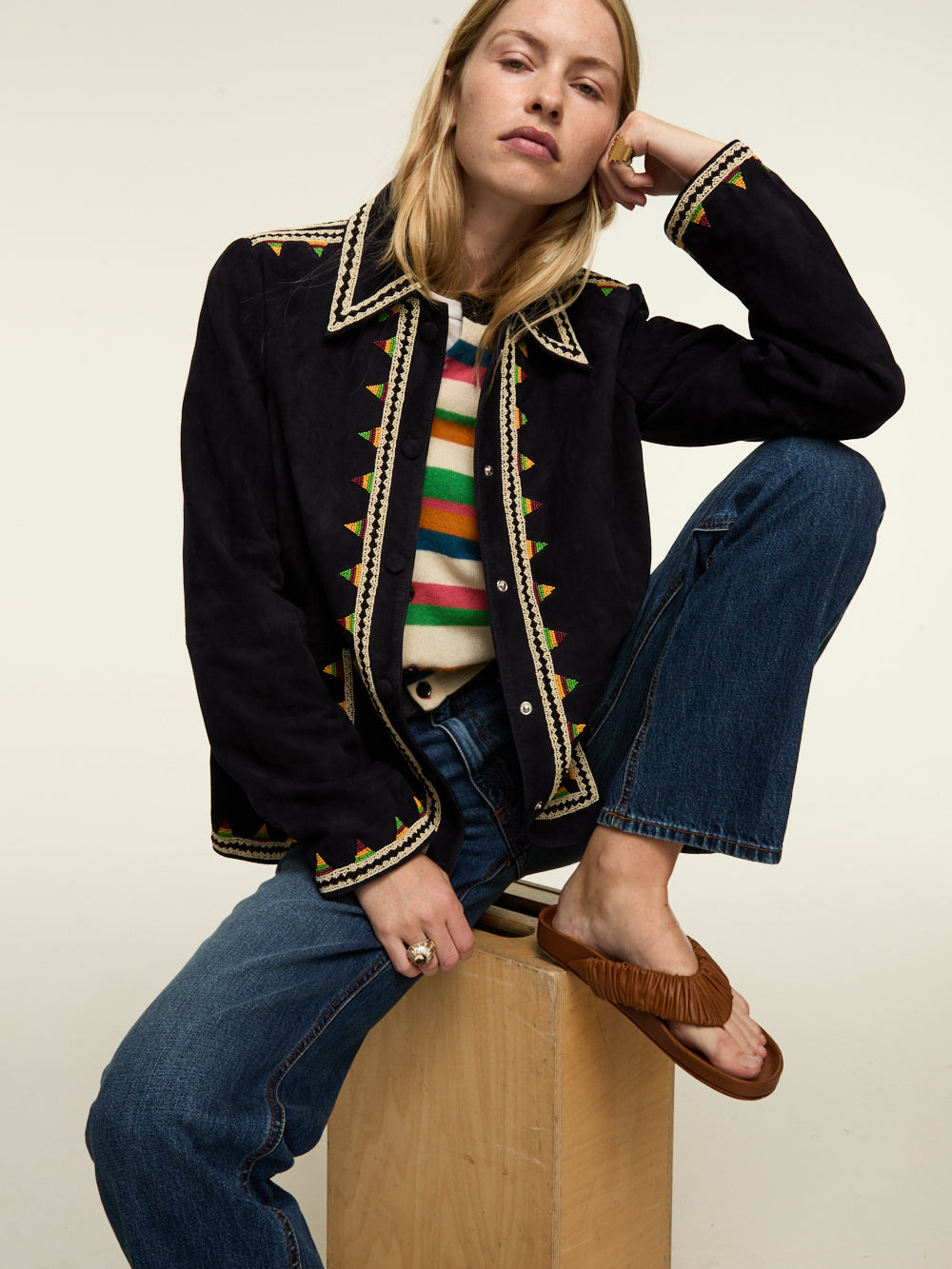 FLAMINGO NAVY JACKET
