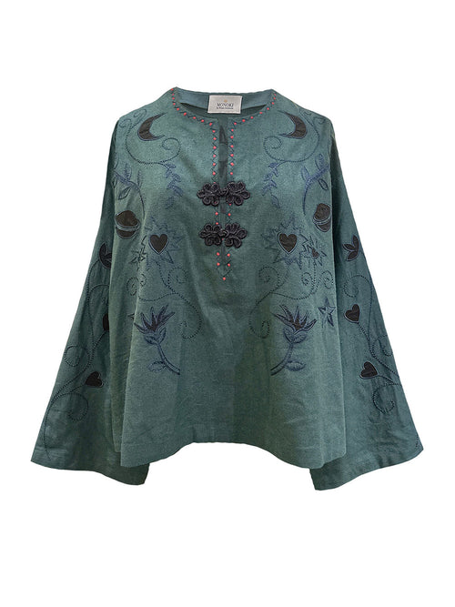 BLOUSE BASIL FOREST