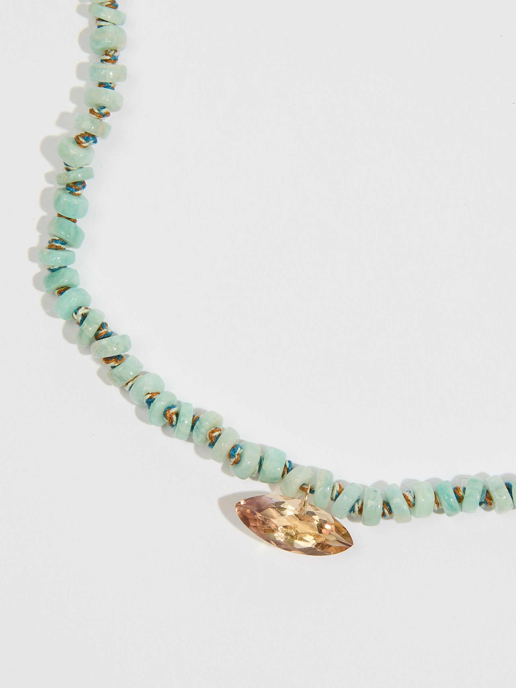 LEA AMAZONITE & AMETRINE NECKLACE