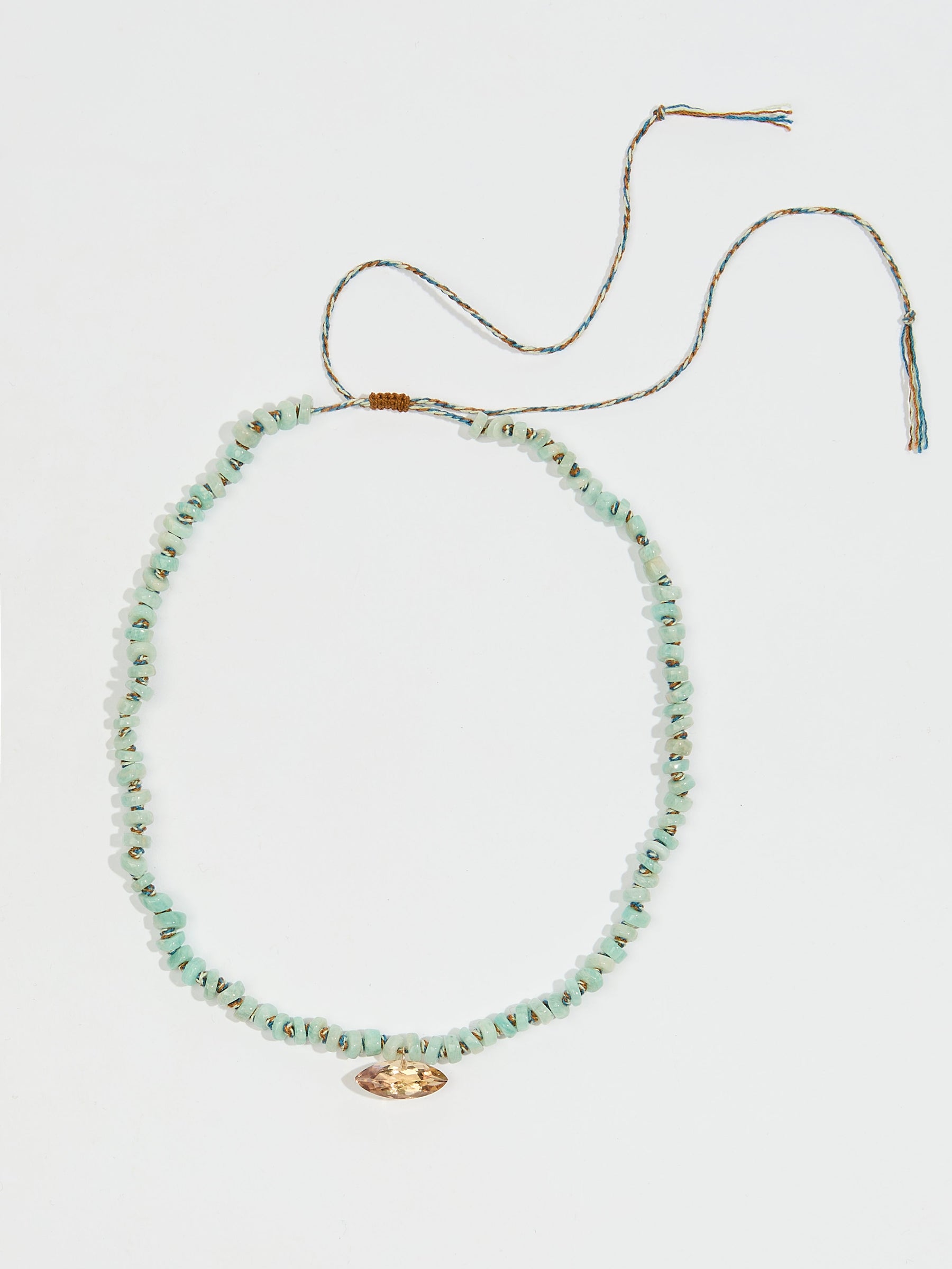 LEA AMAZONITE & AMETRINE NECKLACE