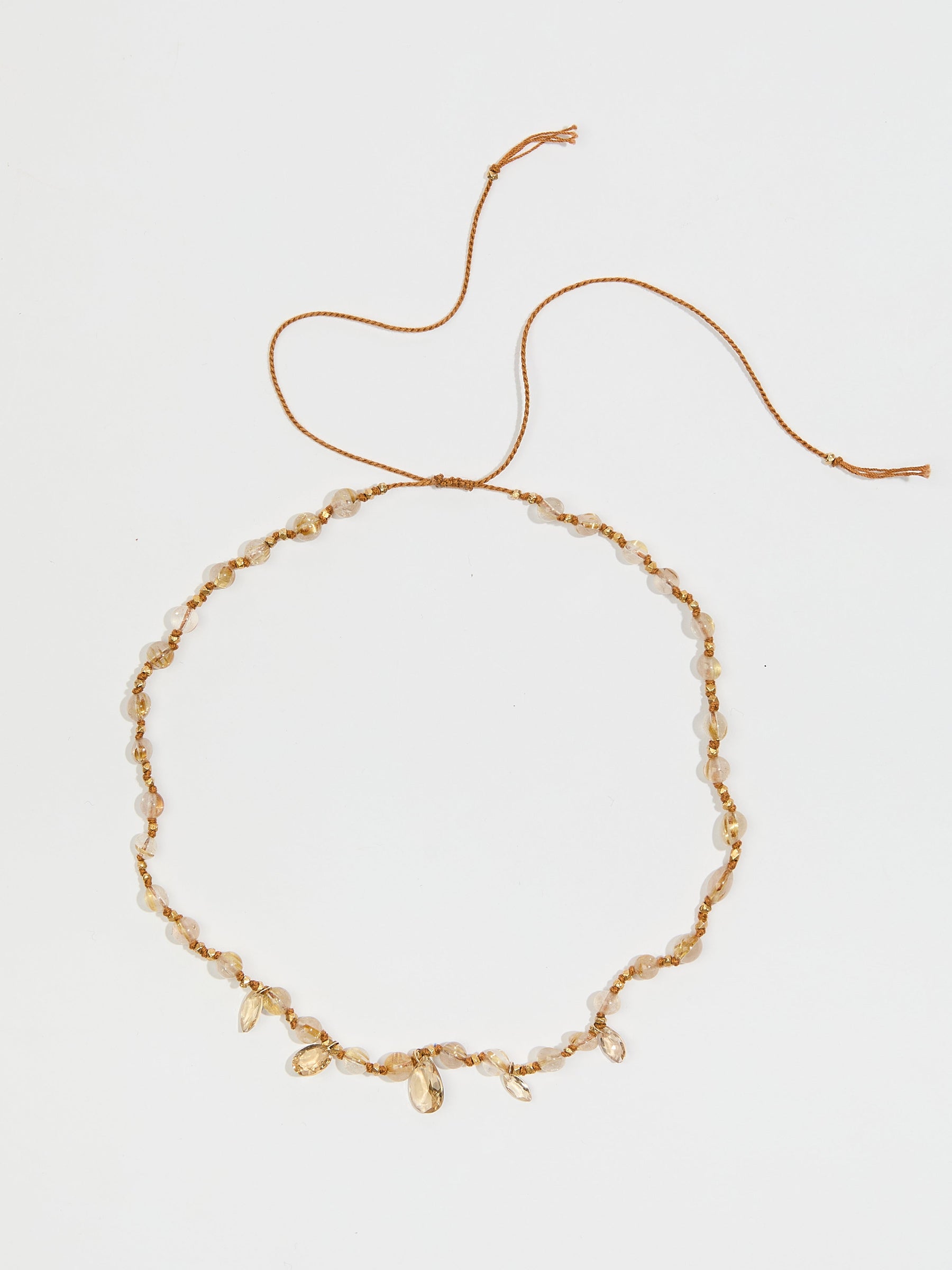 LEA CITRINE & QUARTZ NECKLACE