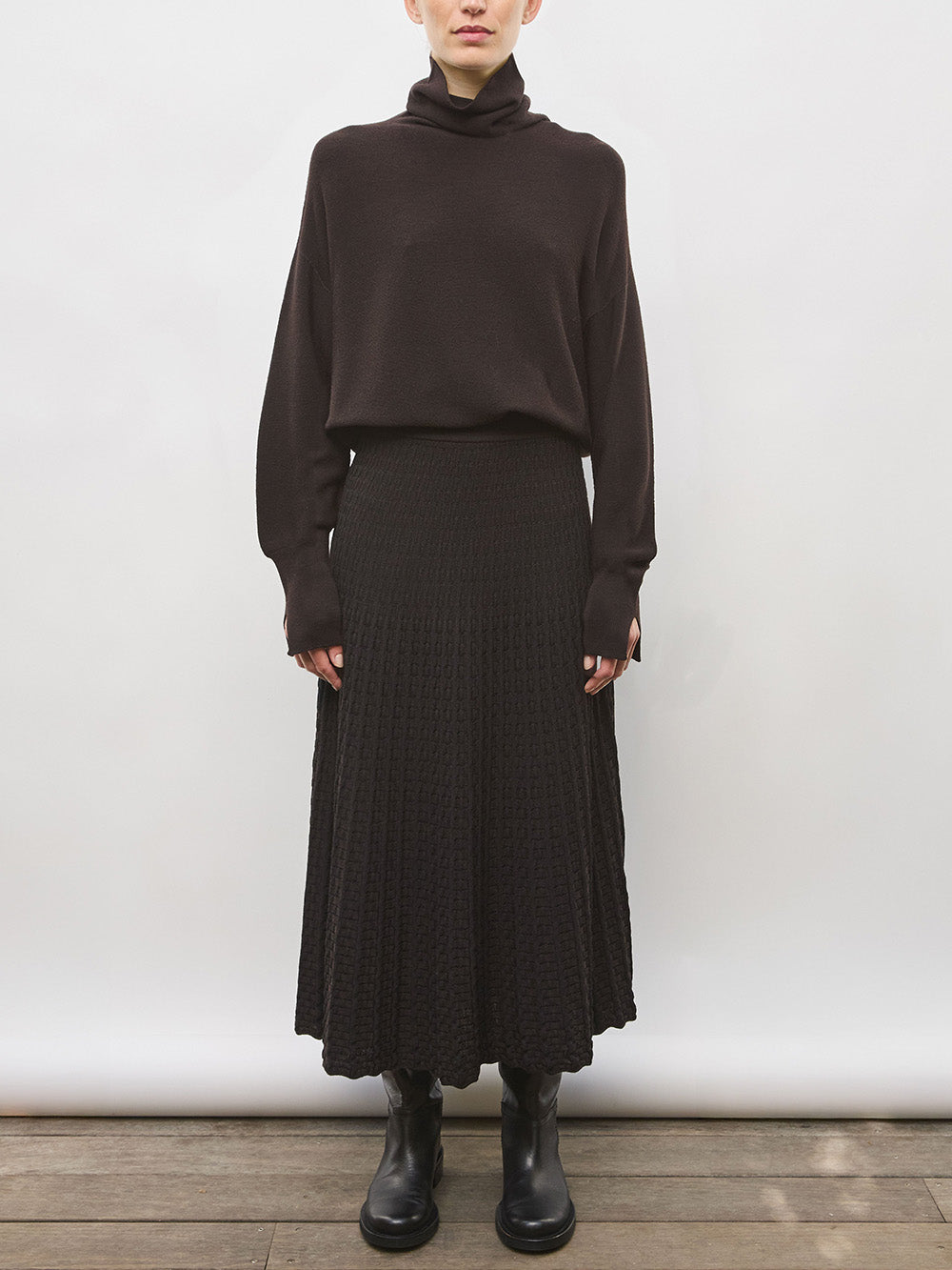 PULL FIN NORA ÉBÈNE