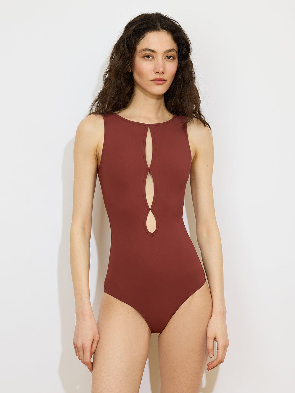 MAILLOT TAMARIN BRIQUE