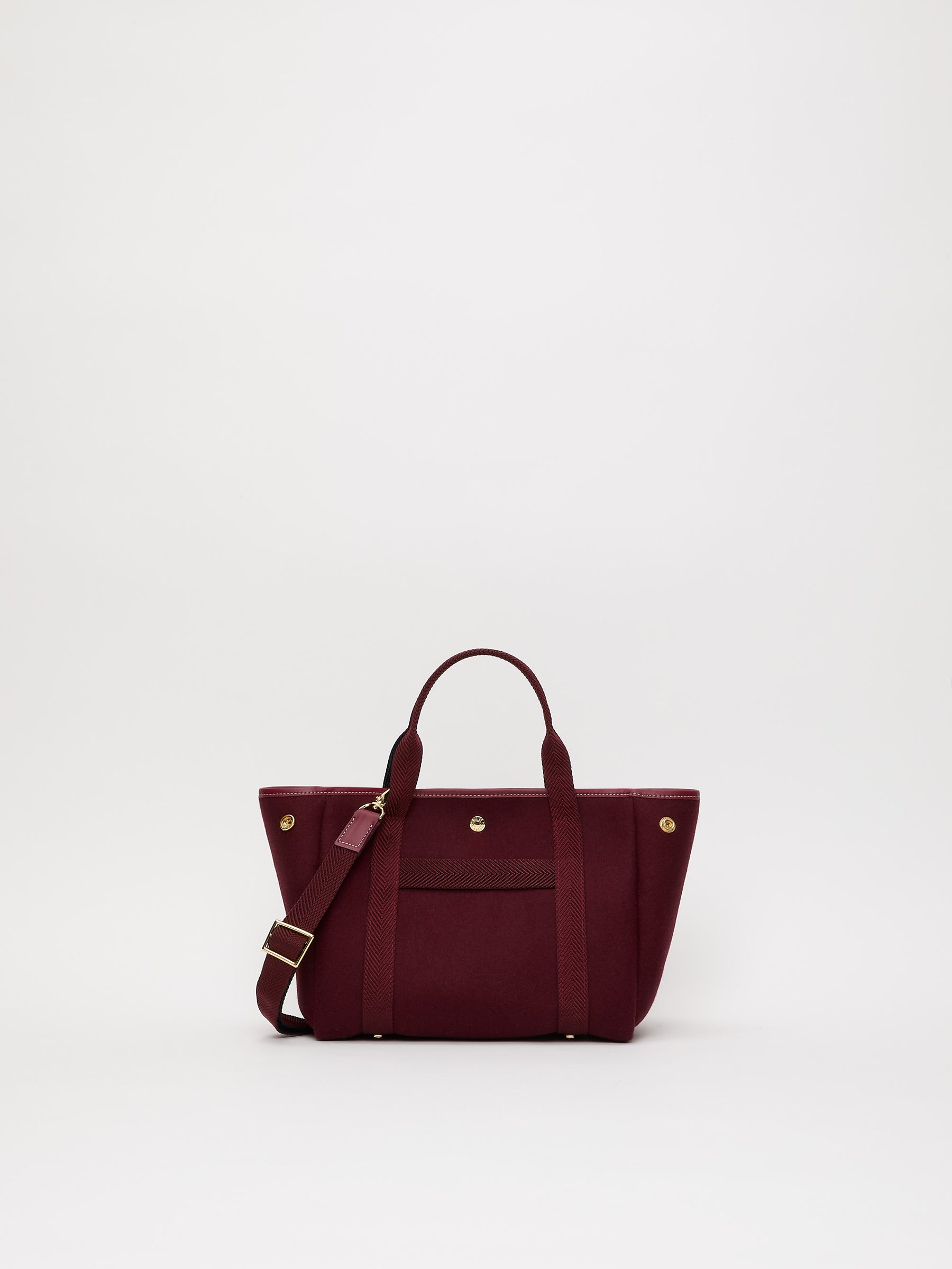 SAC TRAVERSÉE S FLANNELLE BORDEAUX