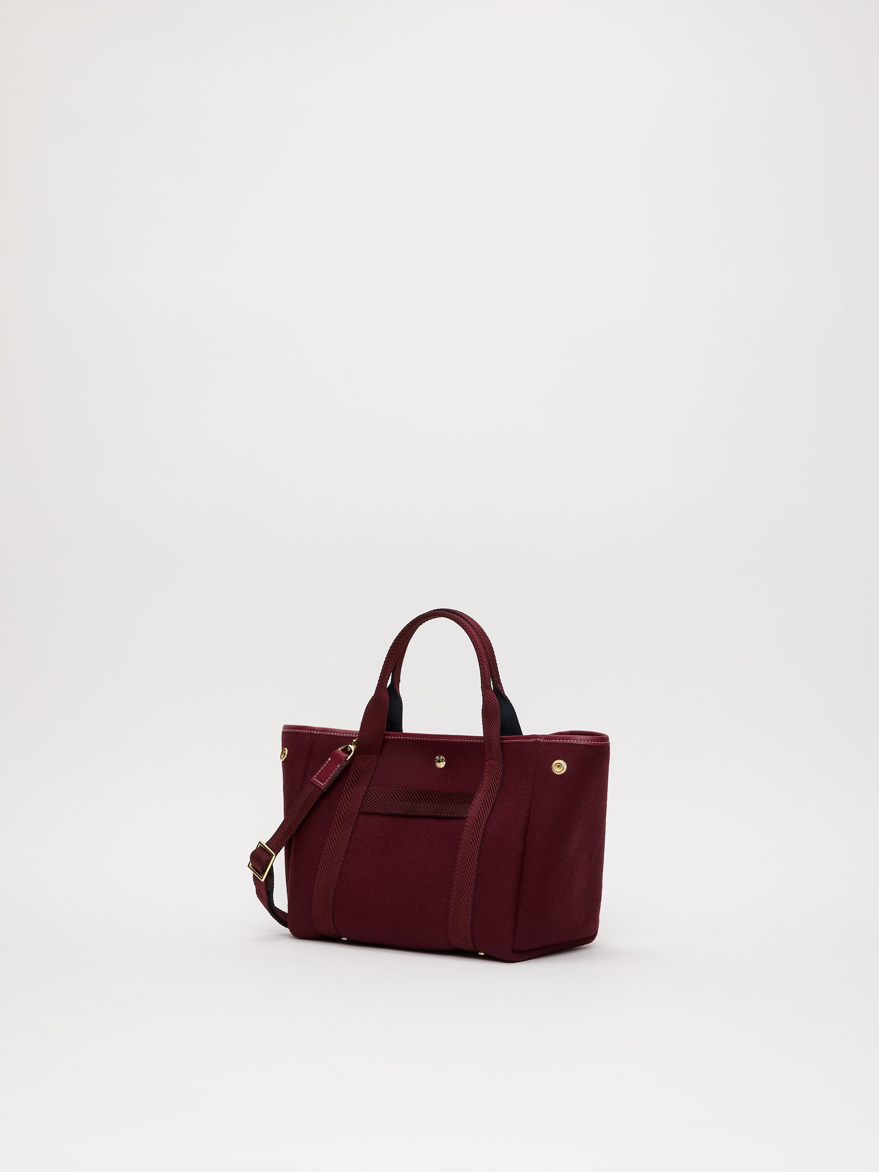 SAC TRAVERSÉE S FLANNELLE BORDEAUX