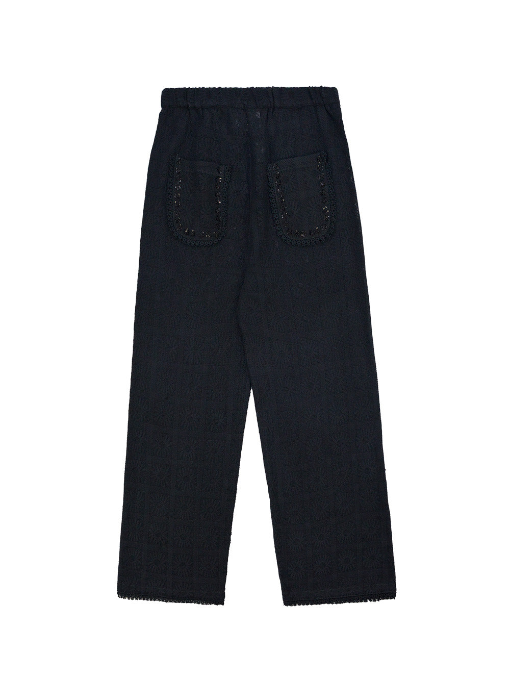 BLACK CRYSTAL TROUSERS