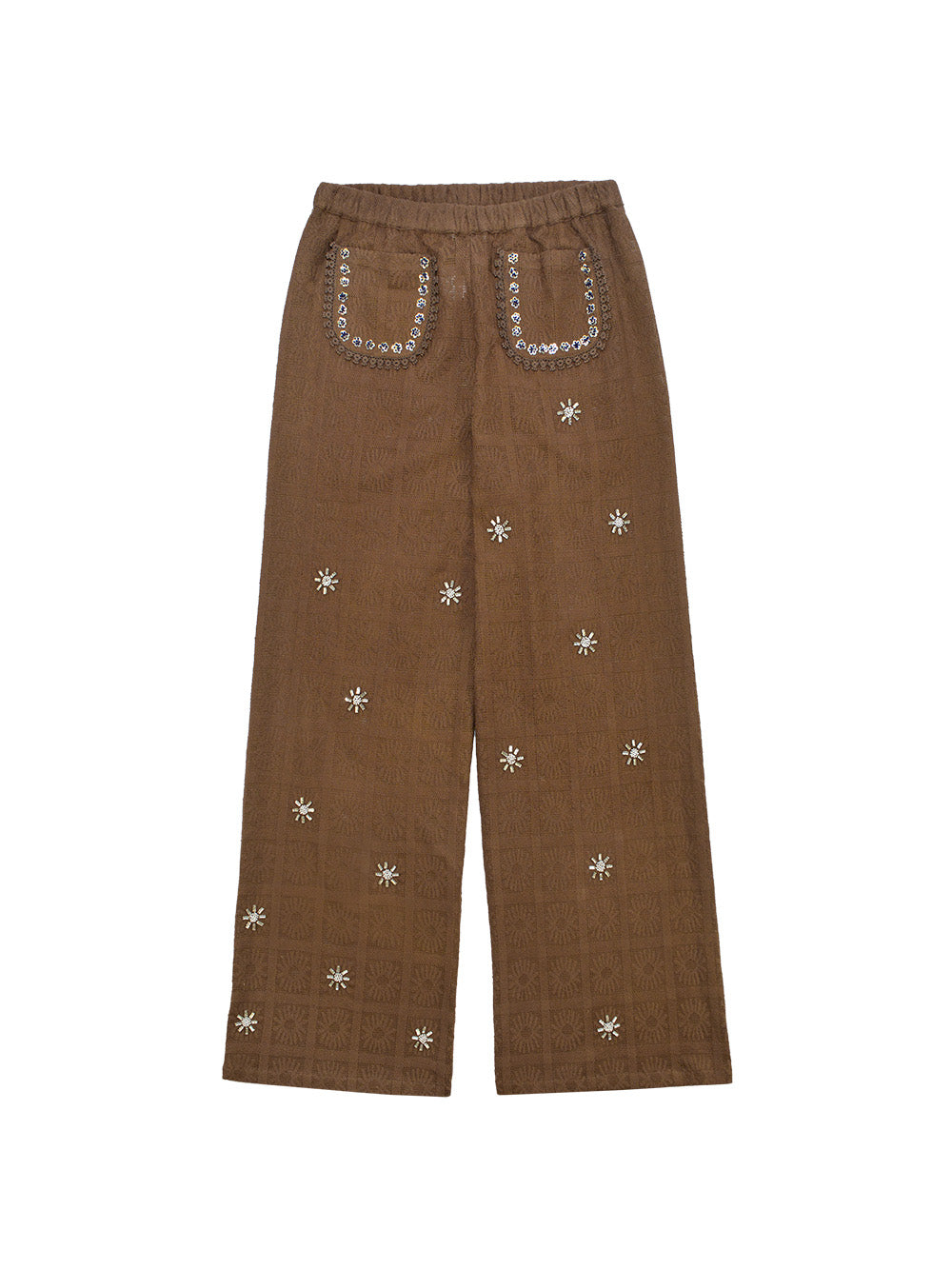 CRYSTAL BROWN TROUSERS