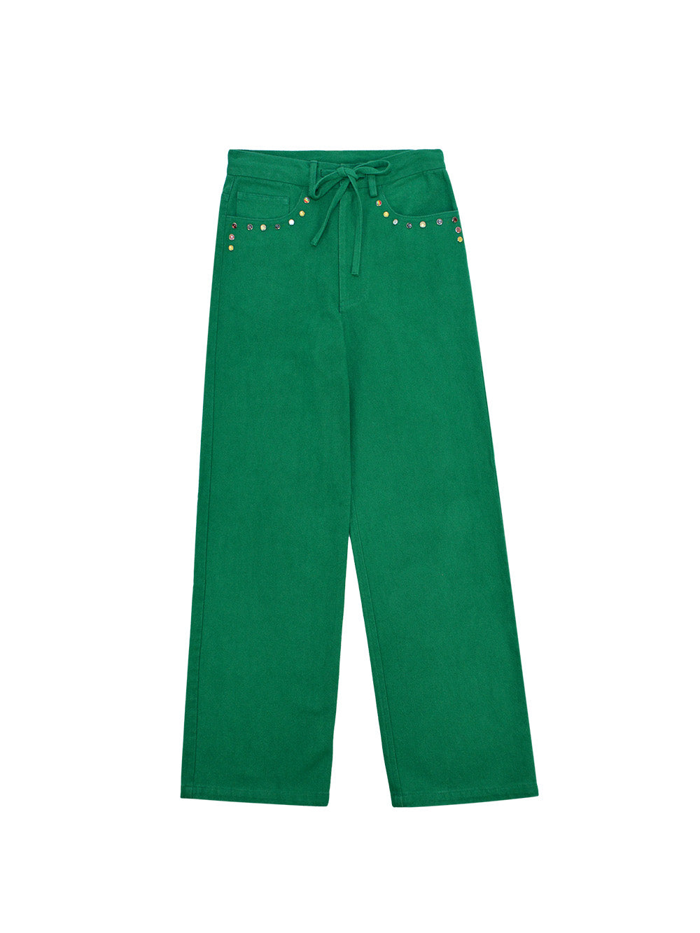 VEGAS PLAIN GREEN PANTS