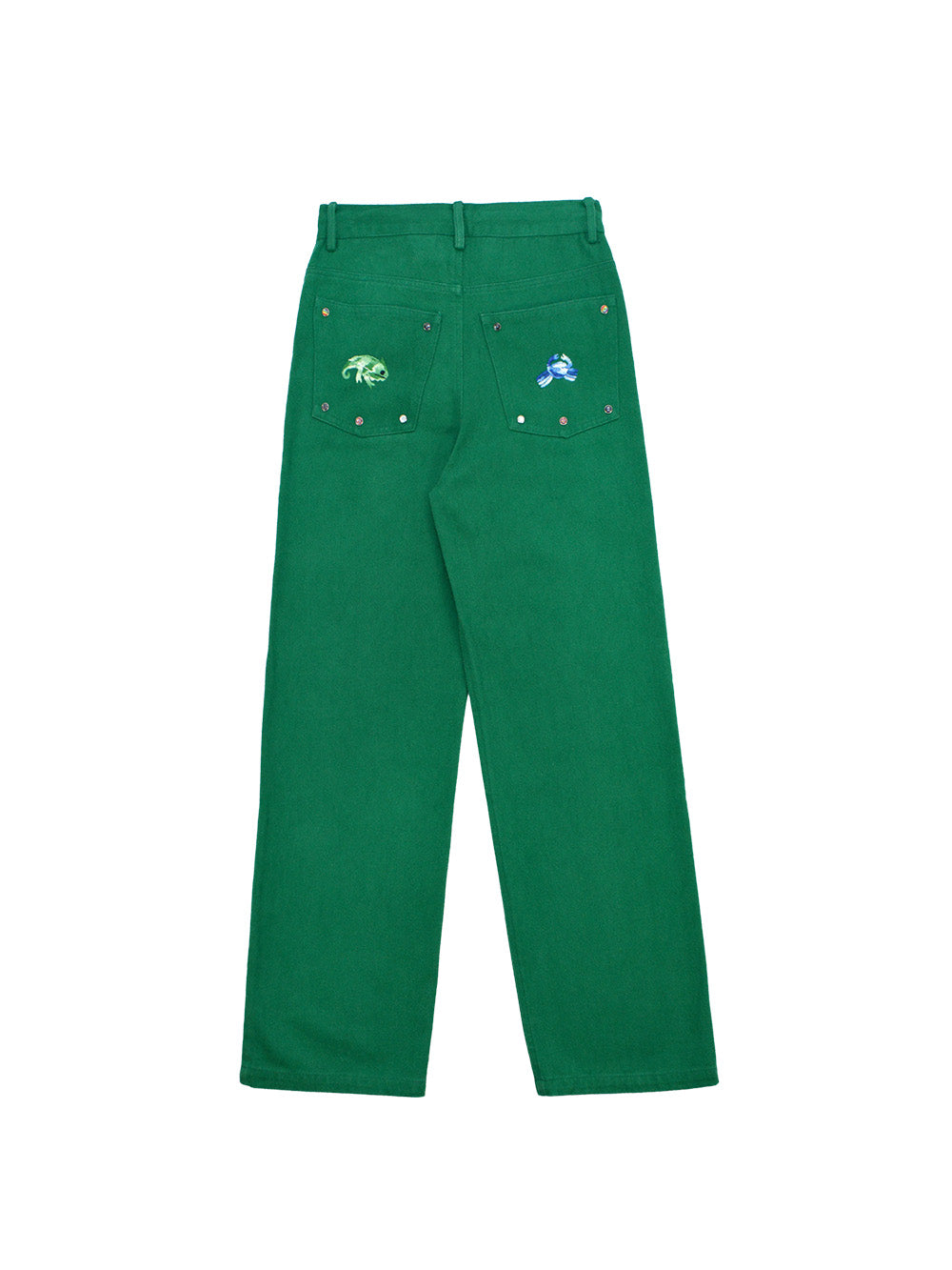 VEGAS PLAIN GREEN PANTS