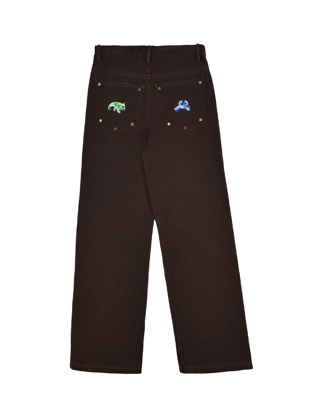 PANTALON VEGAS STUDS MARRON