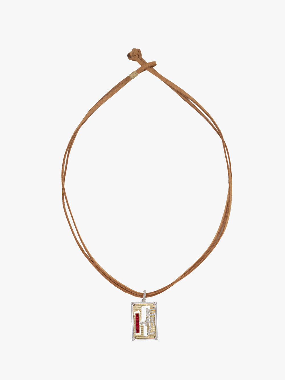 COLLIER HEAL DIAMANT & RUBIS