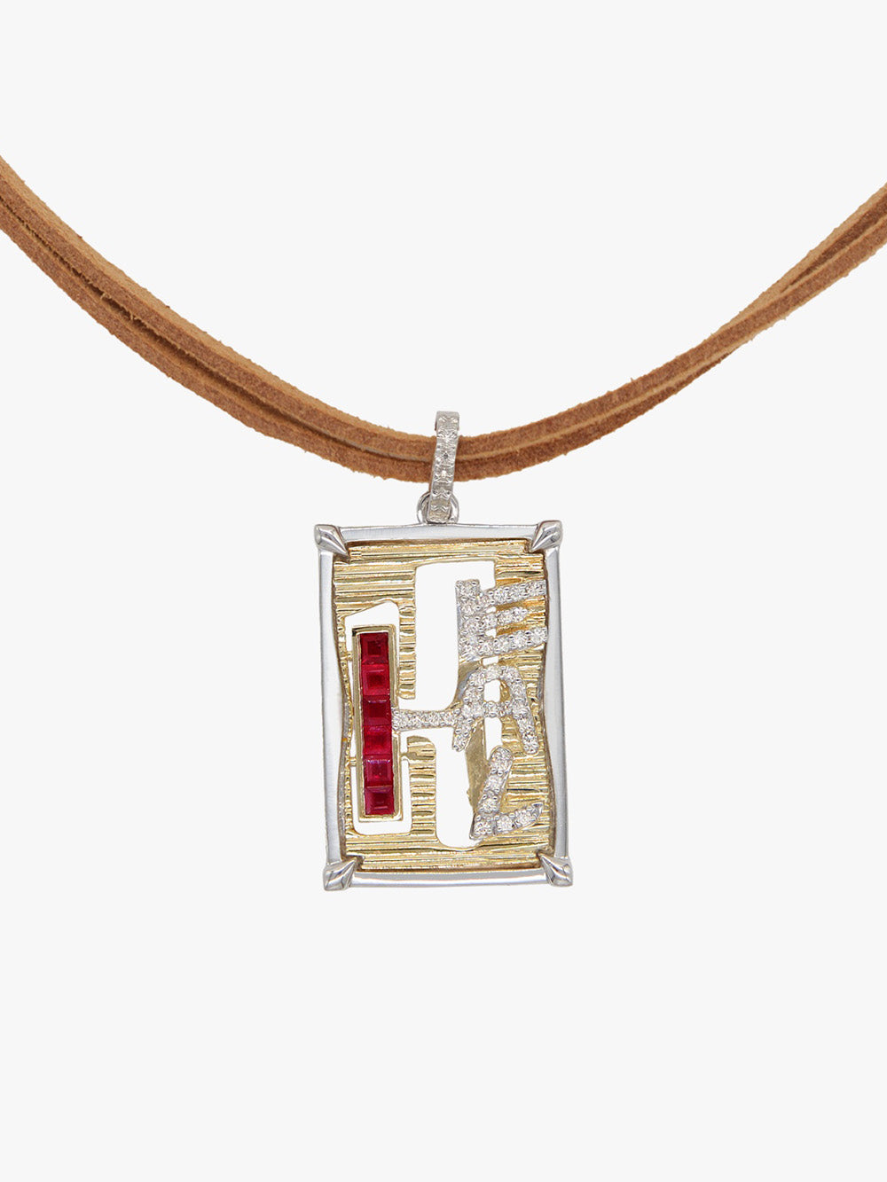 COLLIER HEAL DIAMANT & RUBIS