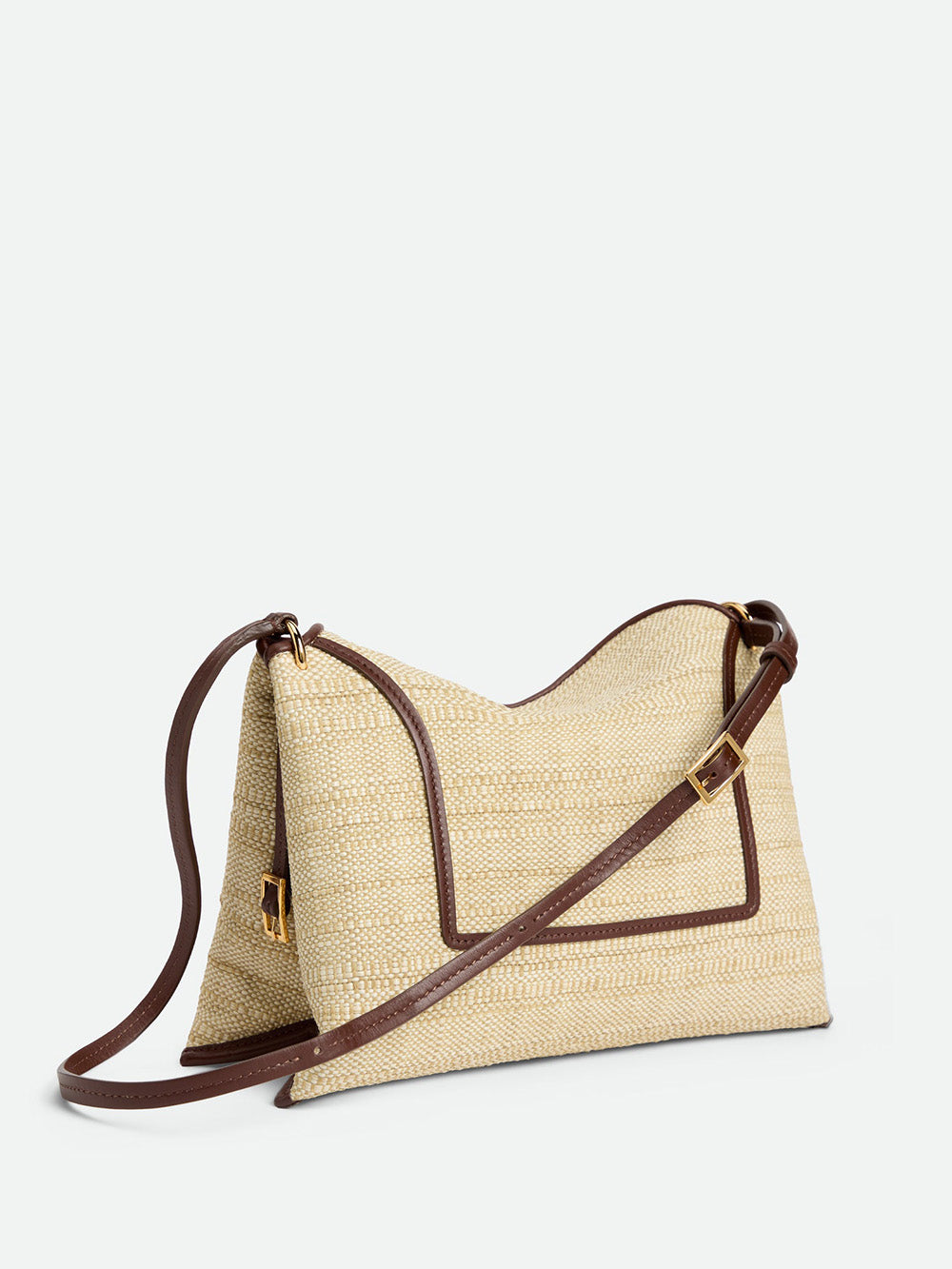 SAC PENELOPE SLOUCH BEIGE RAFFIA