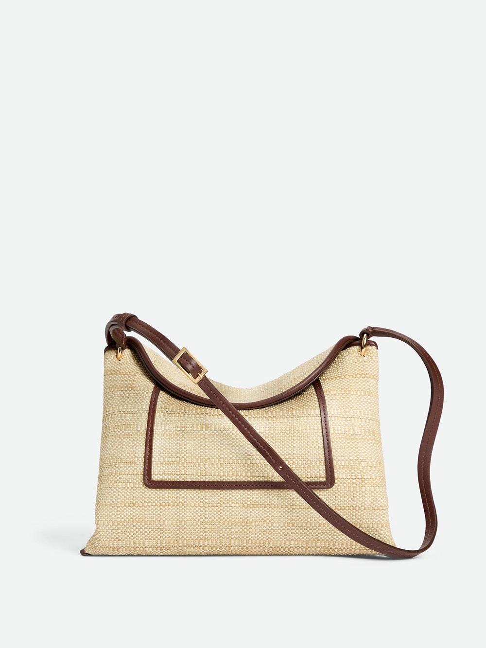 SAC PENELOPE SLOUCH BEIGE RAFFIA
