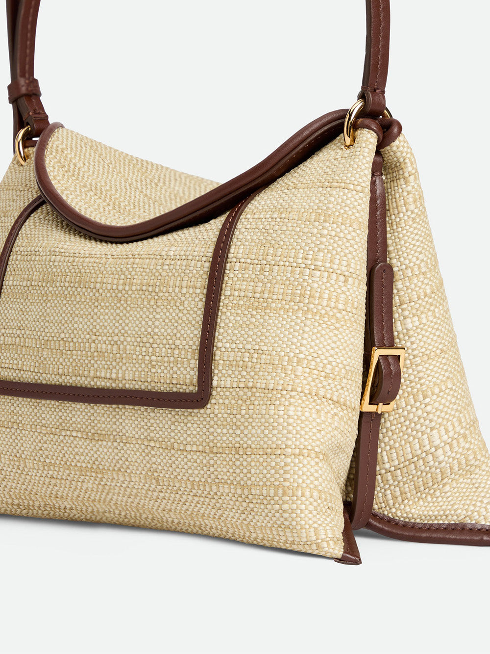 SAC PENELOPE SLOUCH BEIGE RAFFIA