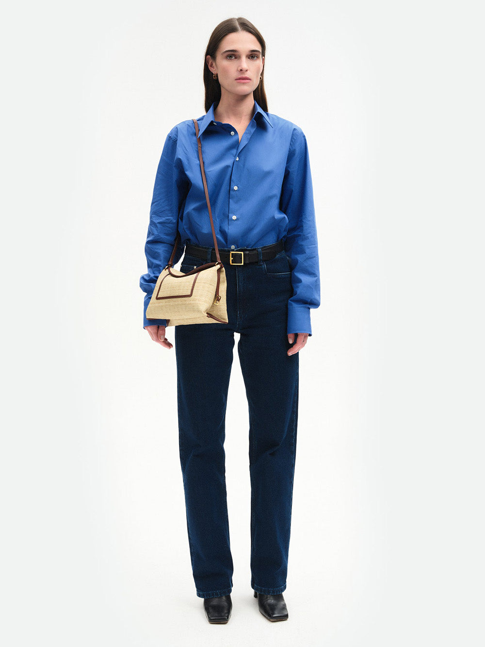 SAC PENELOPE SLOUCH BEIGE RAFFIA