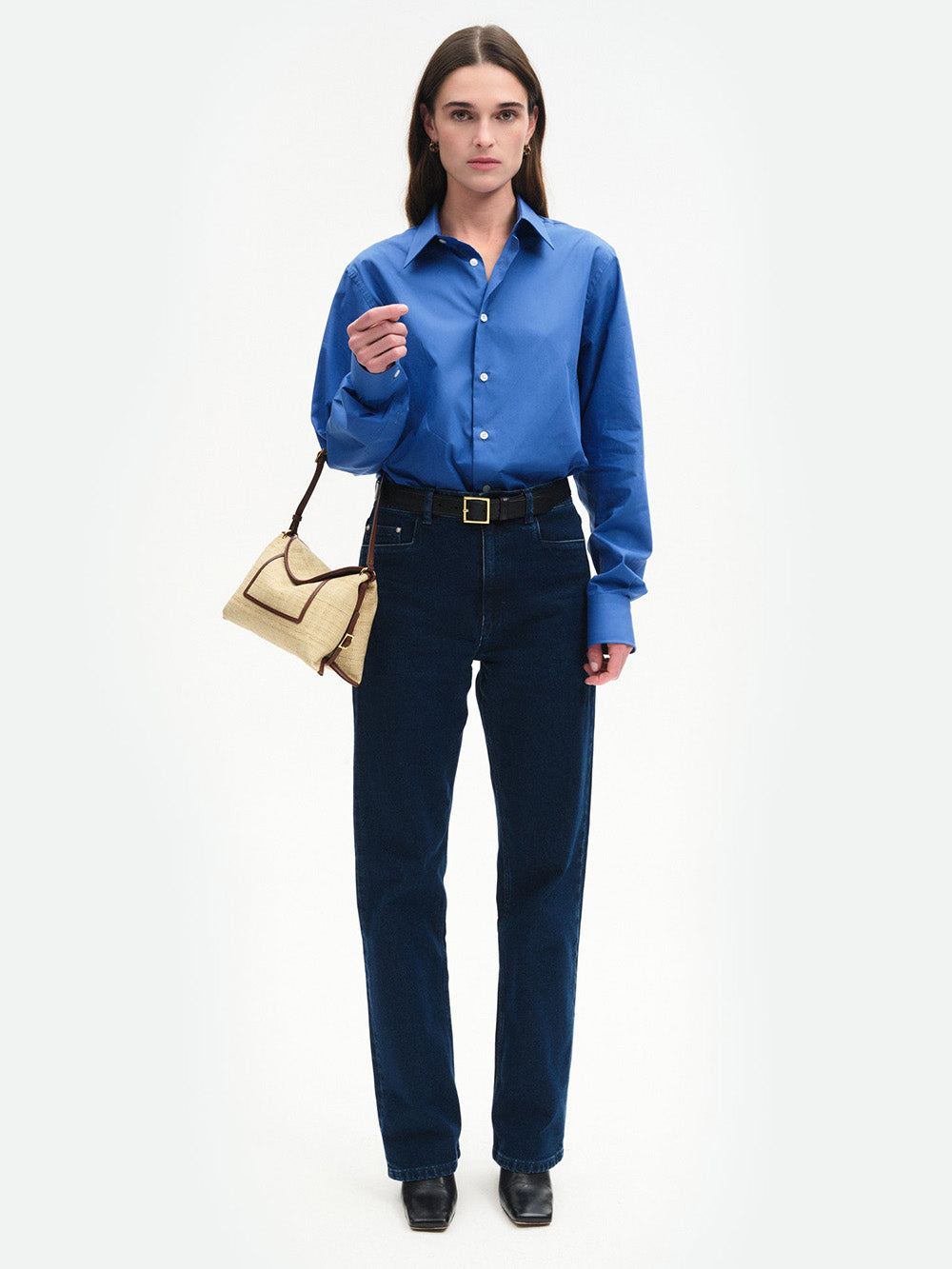 SAC PENELOPE SLOUCH BEIGE RAFFIA