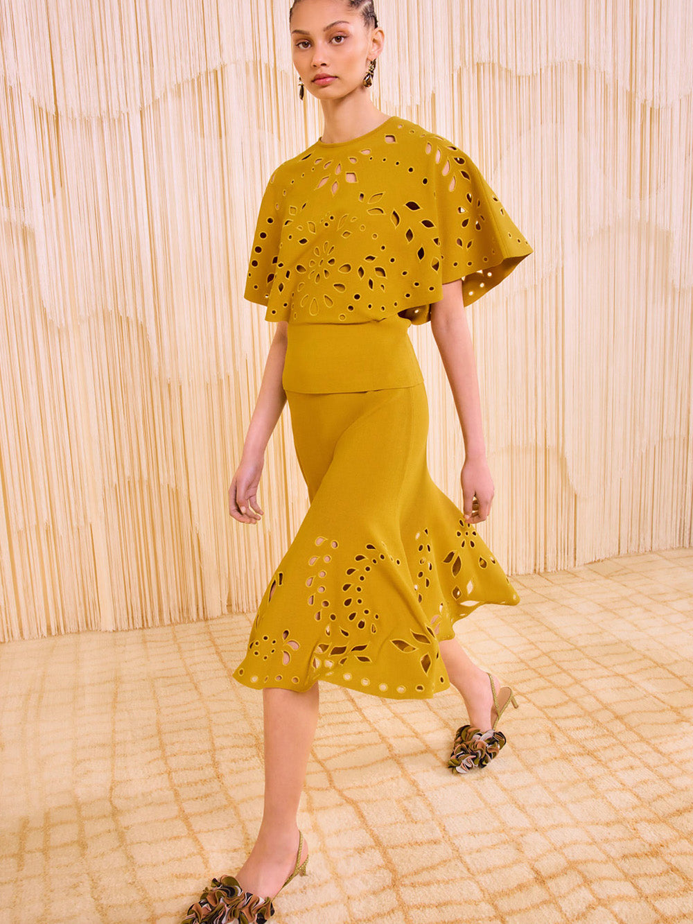 FIORELLA GOLDENROD SKIRT