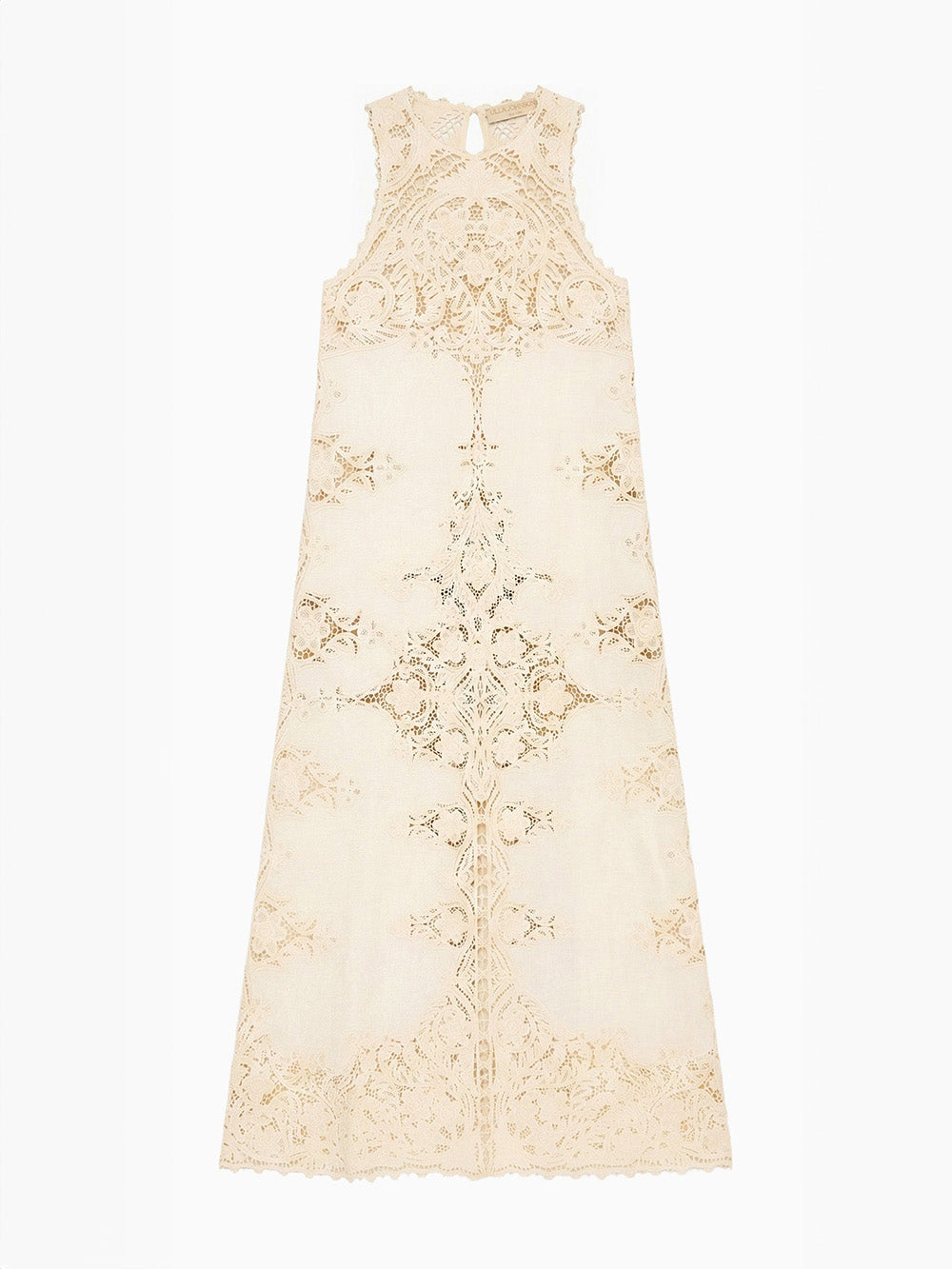 ROBE CORALITE IVOIRE EN LIN