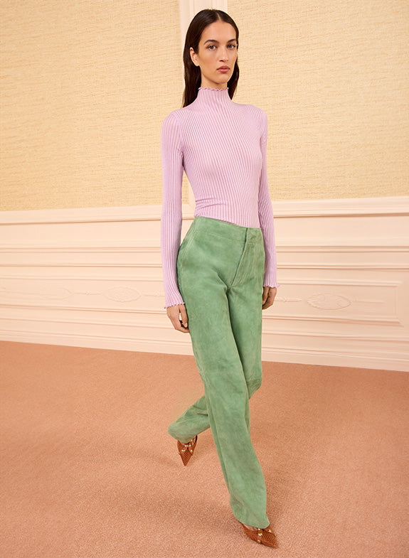 FREJA SUEDE TROUSERS